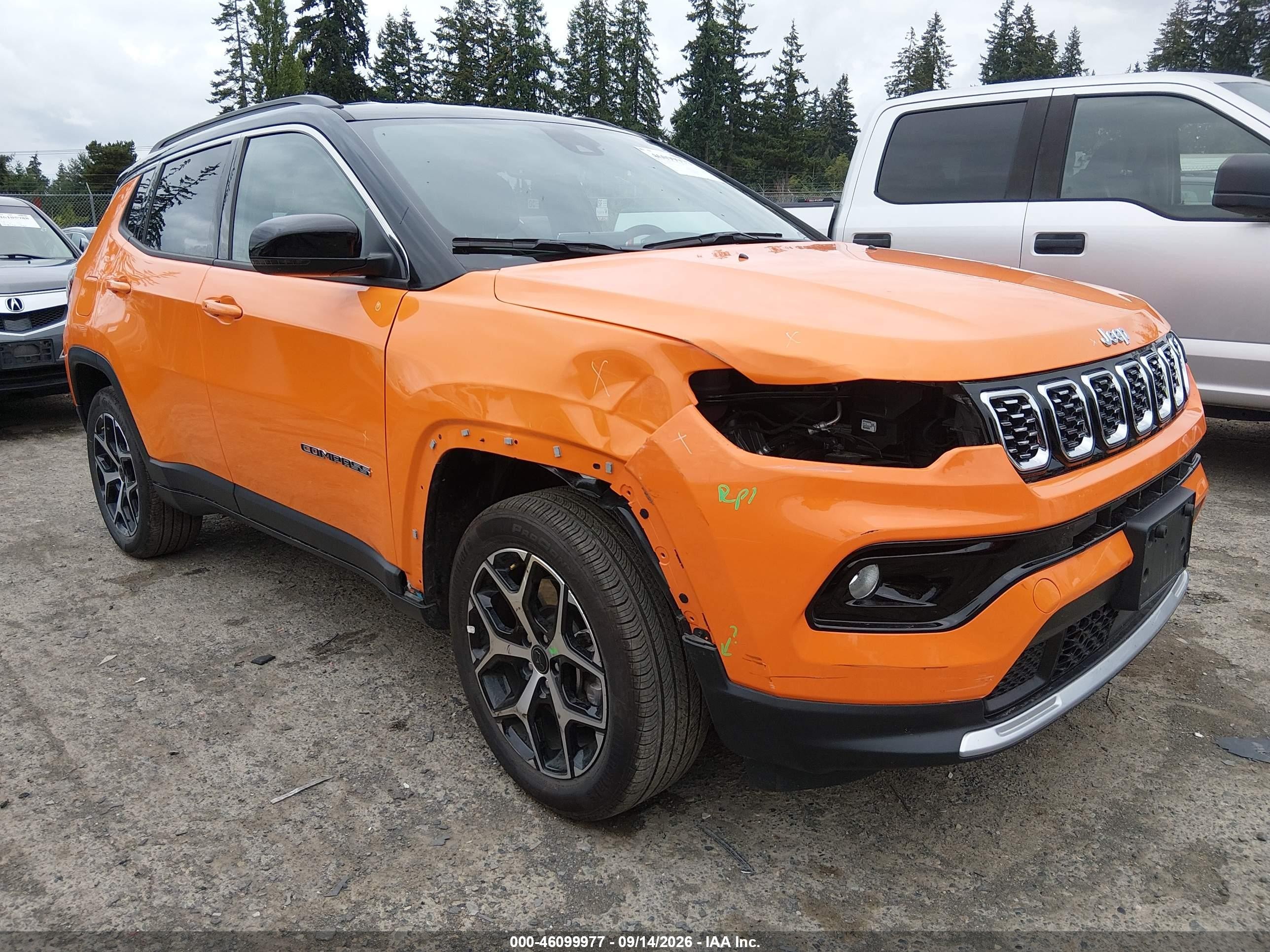 2026 Jeep Compass VIN 3C4NJDCN0TT225995 — IAAI salvage auction photo