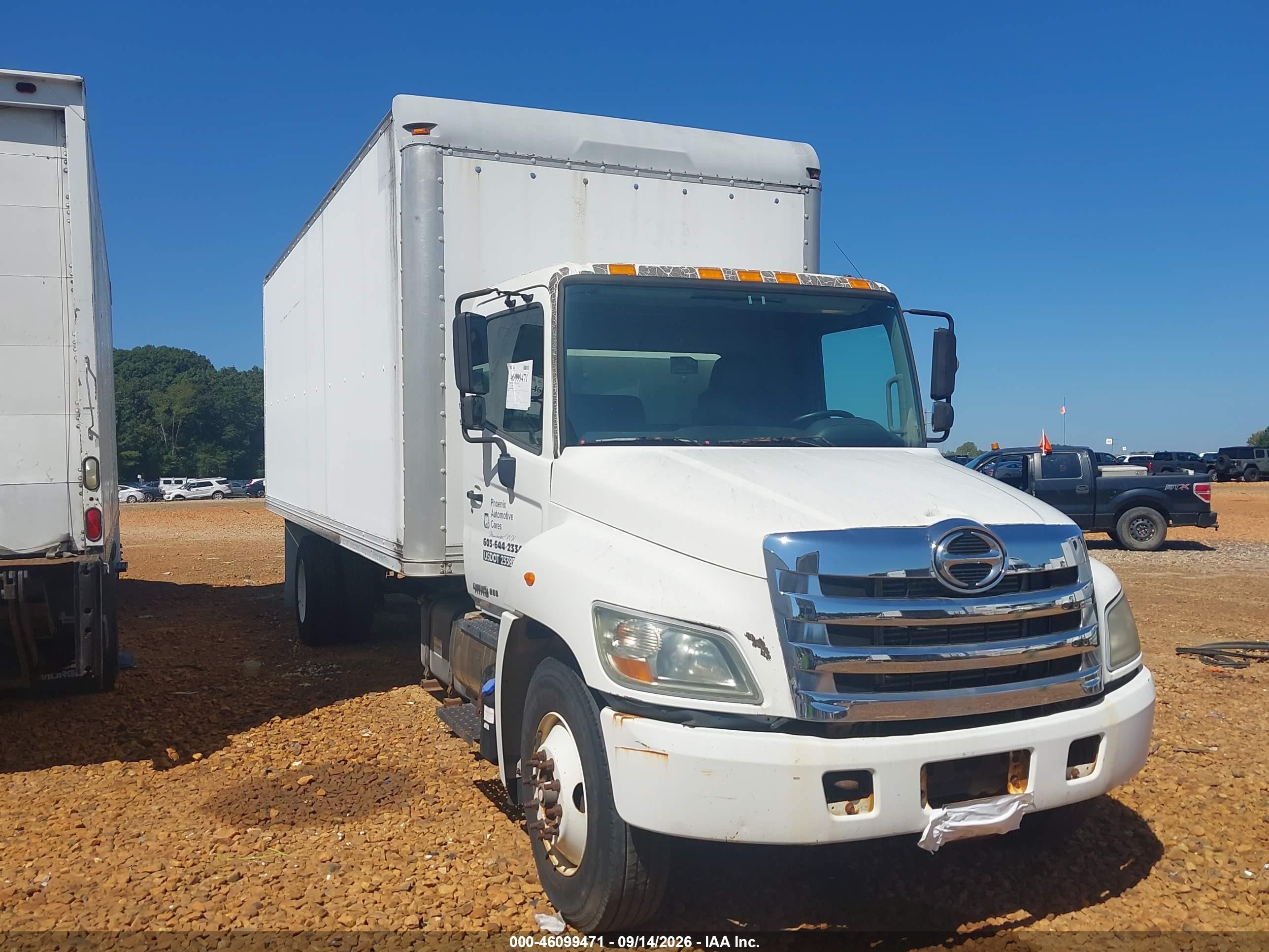 2011 Hino 258/268 VIN 5PVNE8JV2B4S51999 IAAI salvage auction — Electrical, Clear (New Hampshire), sold $1,050 on 2026-09-17 (photo 1)
