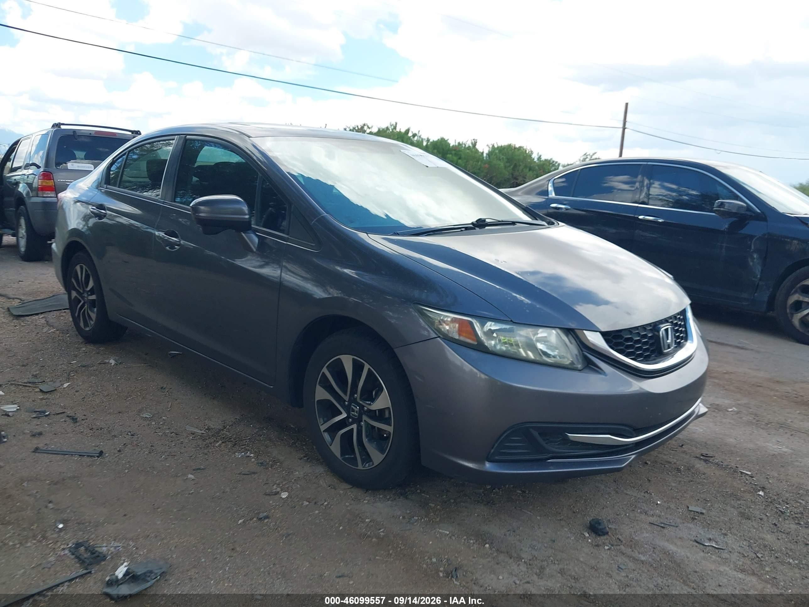 2015 Honda Civic VIN 19XFB2F84FE048470 IAAI salvage auction — Unknown, Salvage (Arizona), sold $2,750 on 2026-09-22 (photo 1)