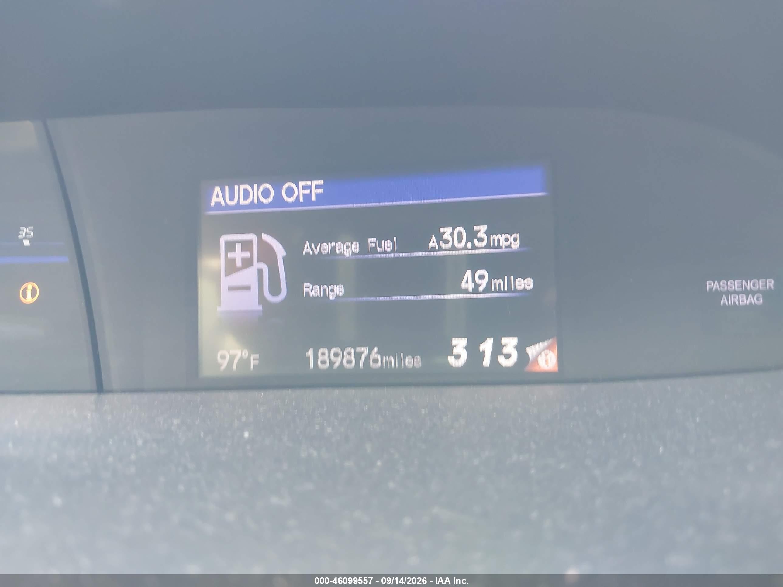 2015 Honda Civic VIN 19XFB2F84FE048470 IAAI salvage auction — Unknown, Salvage (Arizona), sold $2,750 on 2026-09-22 (photo 7)
