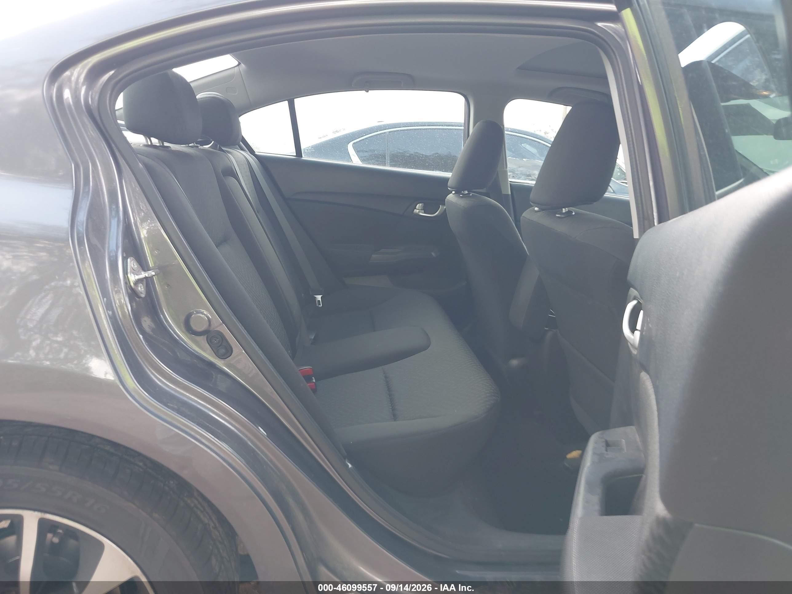 2015 Honda Civic VIN 19XFB2F84FE048470 IAAI salvage auction — Unknown, Salvage (Arizona), sold $2,750 on 2026-09-22 (photo 8)