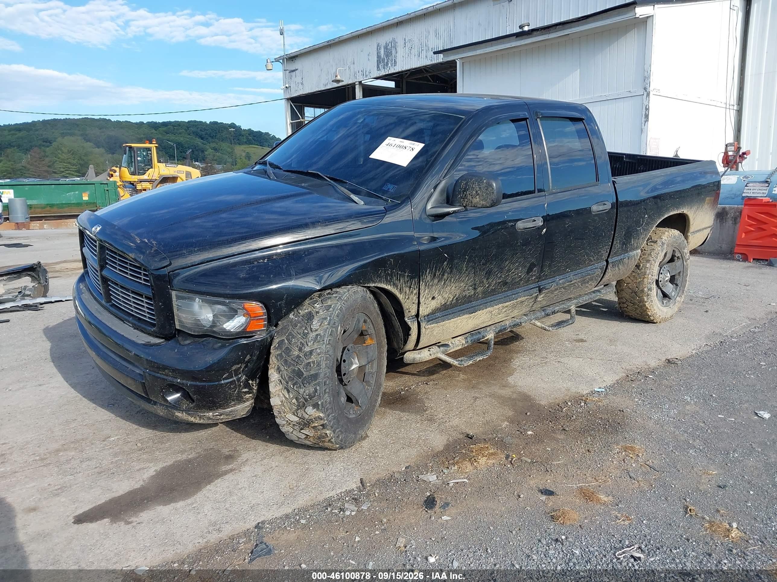 2004 Dodge Ram 1500 VIN 1D7HU18D94J229464 IAAI salvage auction — Unknown, Salvage (Pennsylvania), sold $575 on 2026-09-25 (photo 2)