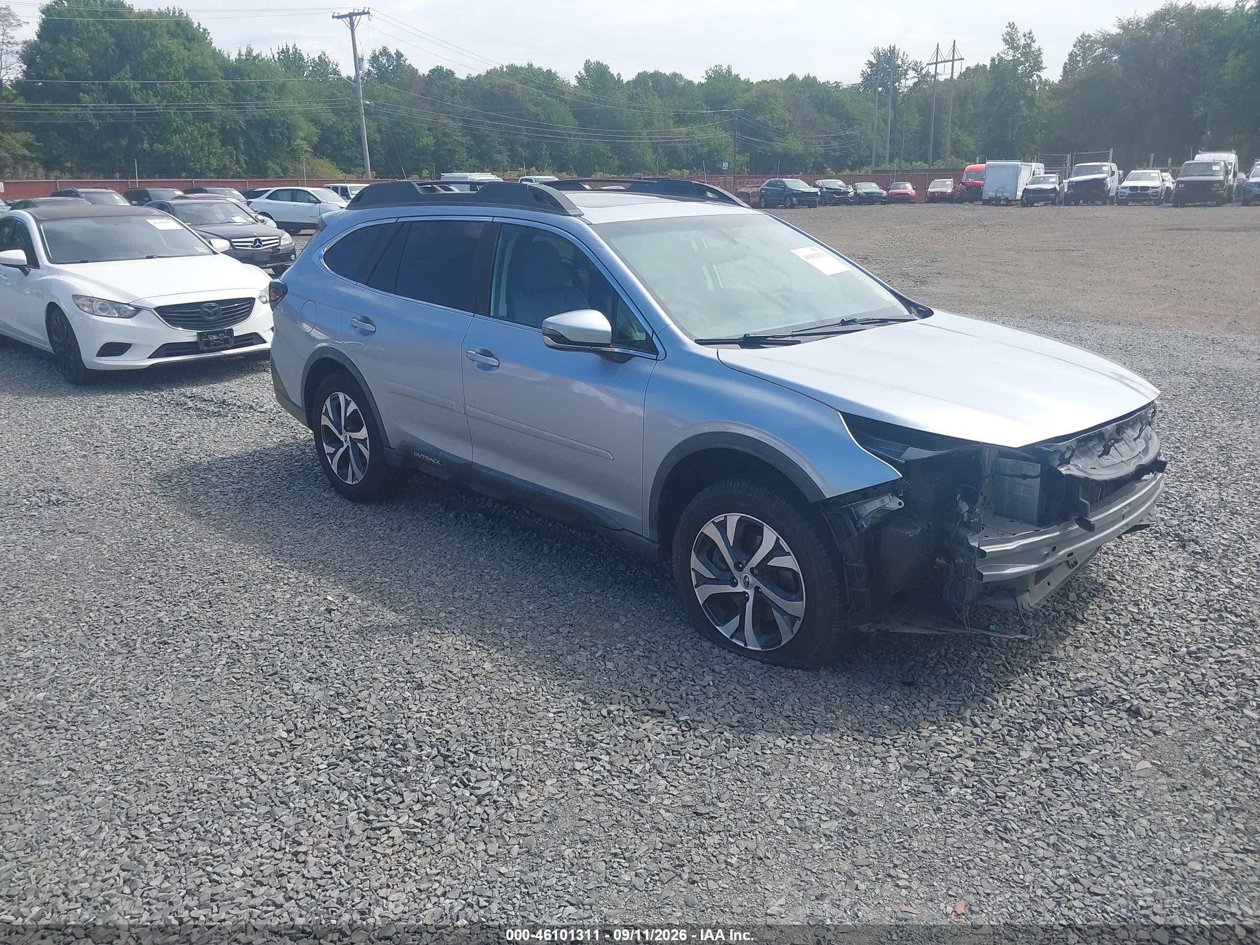 2021 Subaru Outback VIN 4S4BTANC8M3228384 — IAAI salvage auction photo