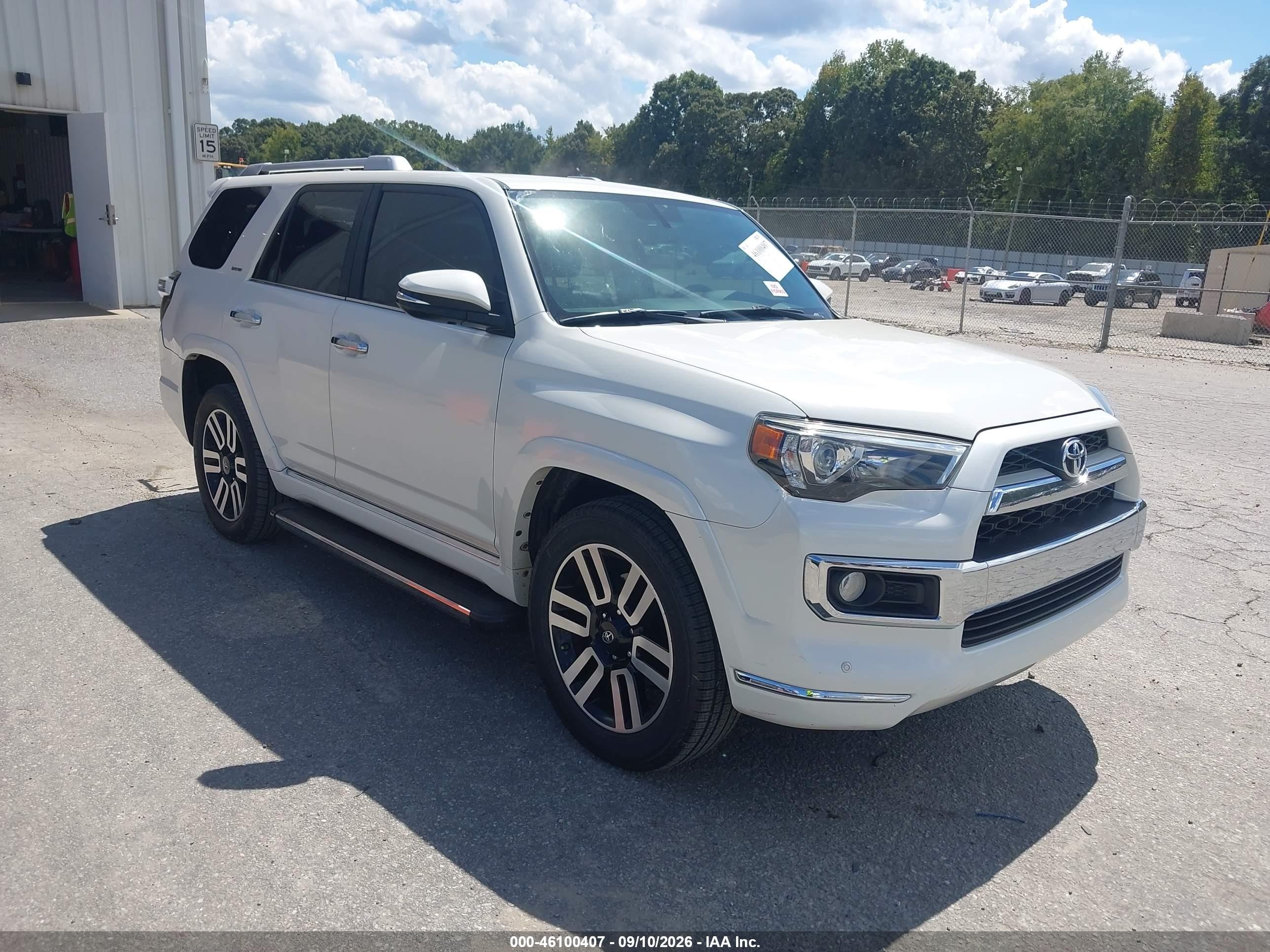 2017 Toyota 4Runner VIN JTEZU5JR2H5162616 — IAAI salvage auction photo