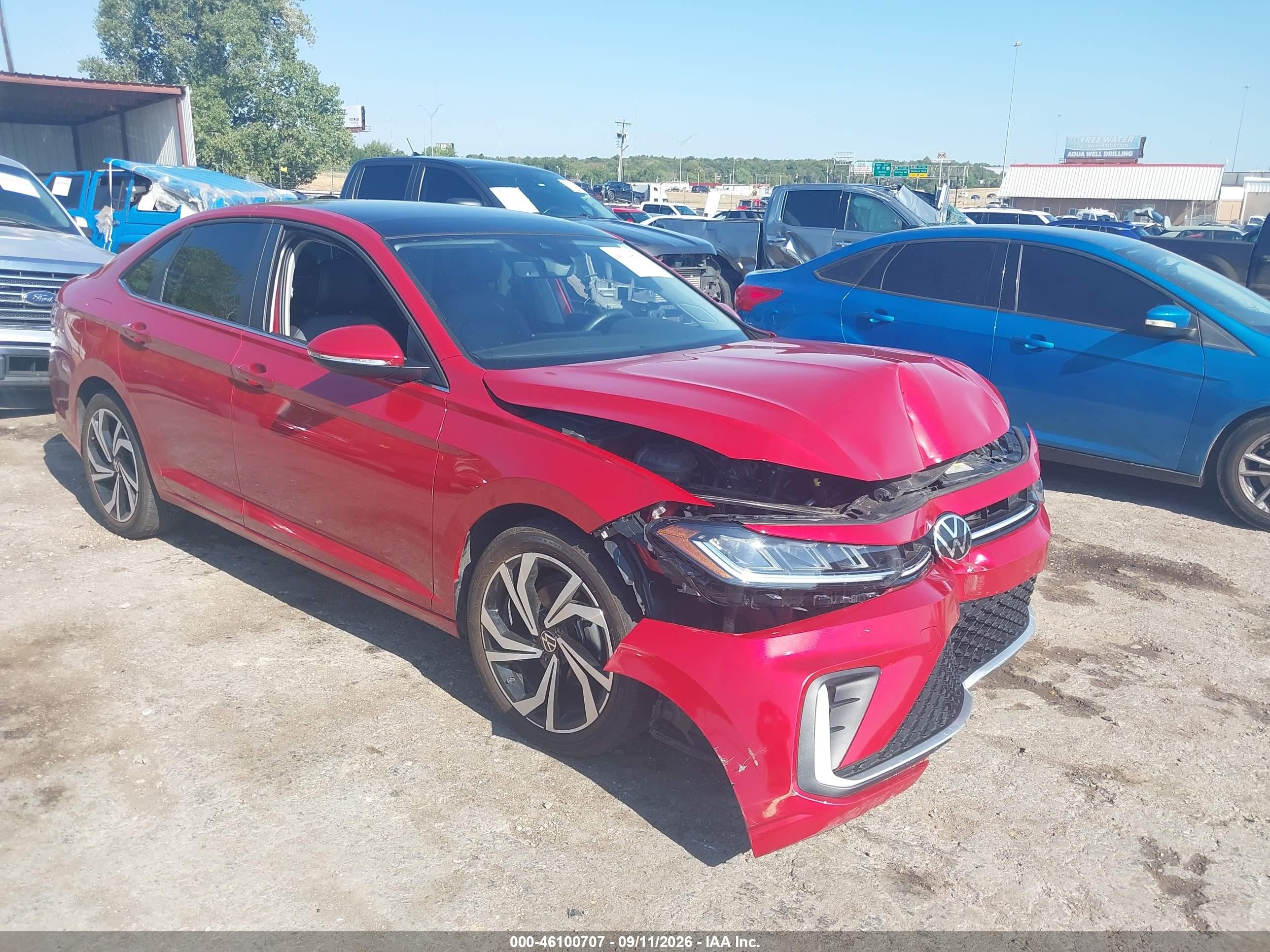 2025 Volkswagen Jetta VIN 3VWGX7BU2SM097217 — IAAI salvage auction photo