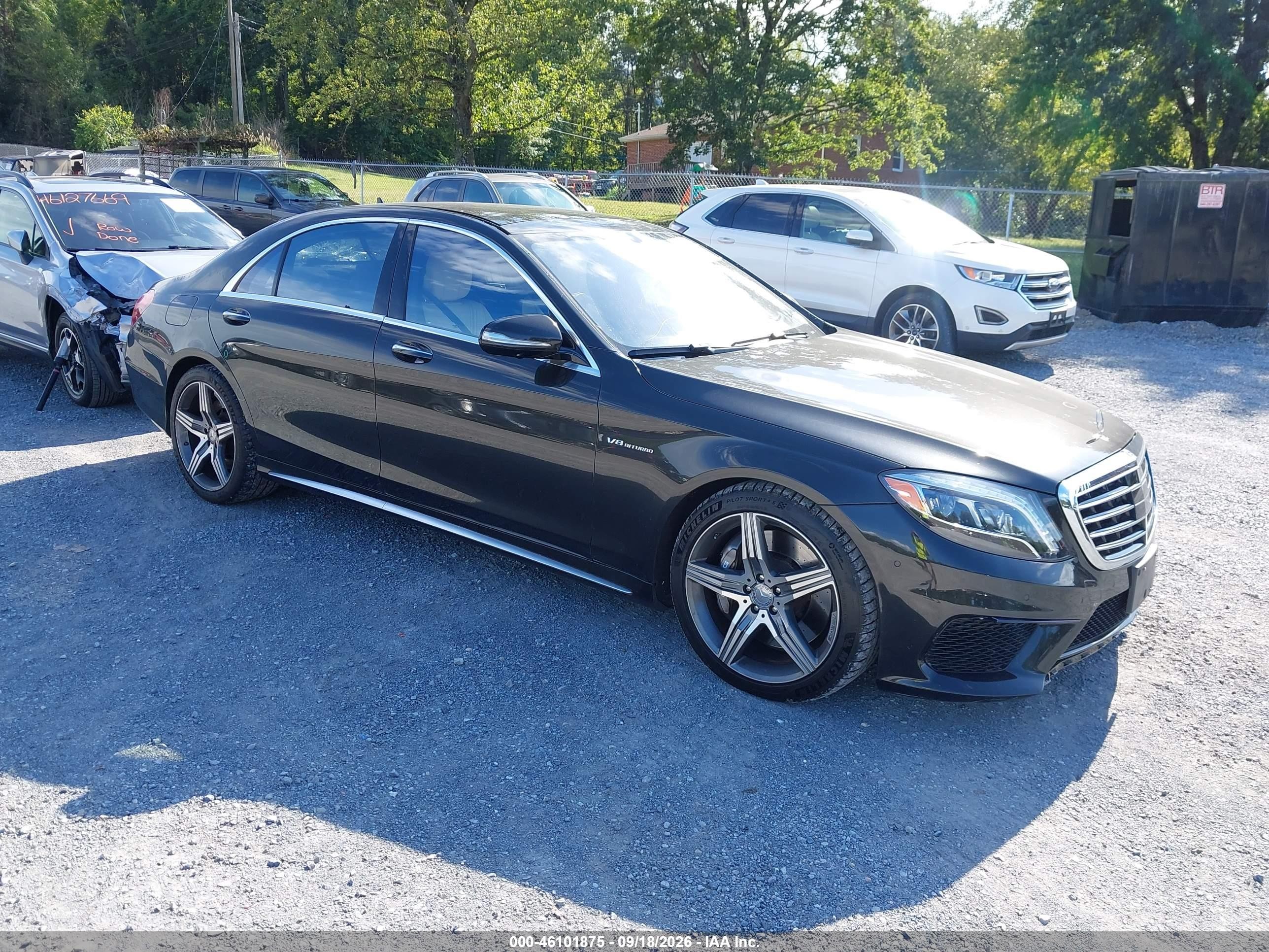 2015 Mercedes-Benz S-Class VIN WDDUG7JB2FA201171 — IAAI salvage auction photo