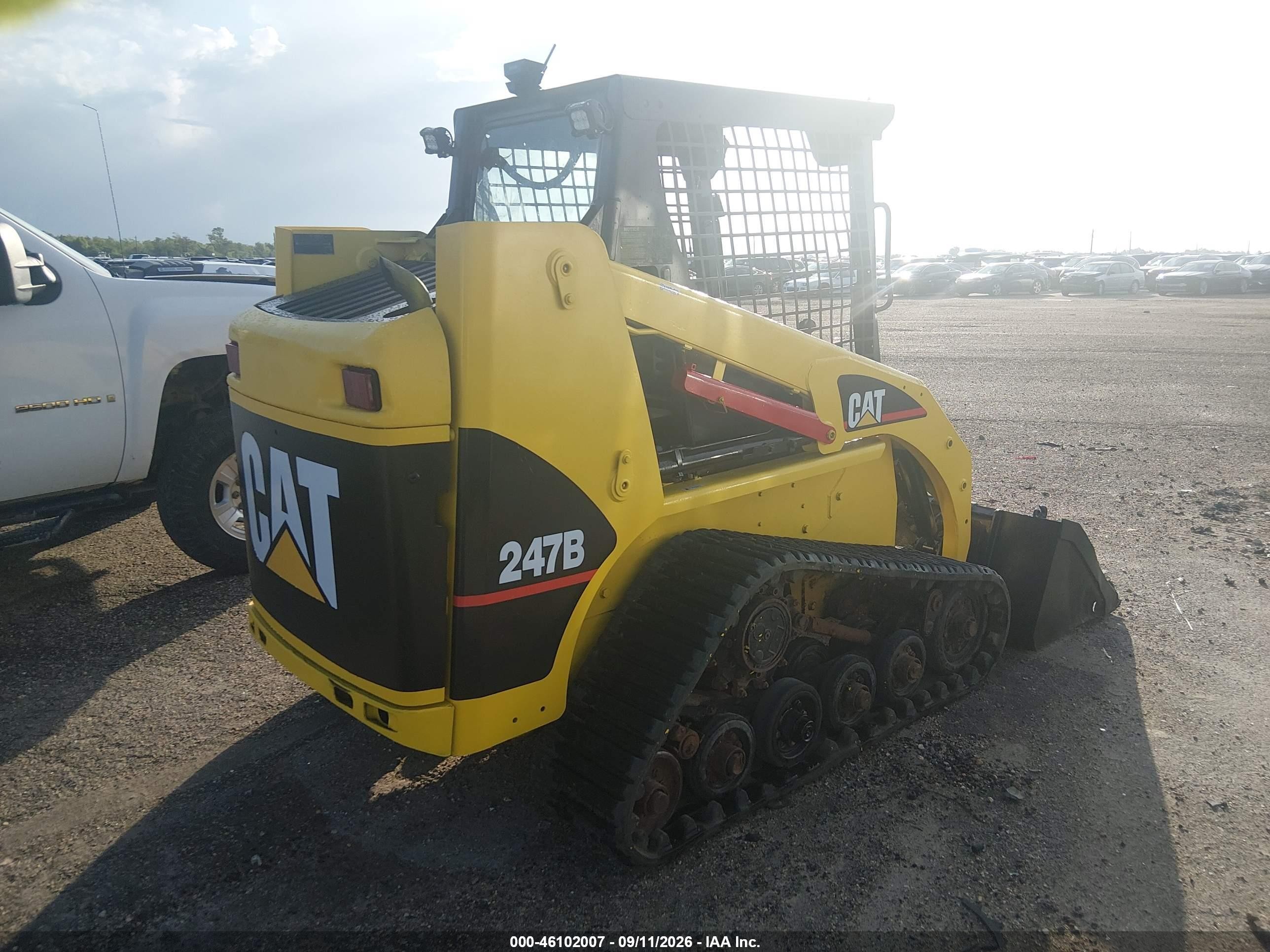 2007 Caterpillar 247b Loader VIN CAT0247BJMTL05240 IAAI salvage auction — Front & Rear, Bill Of Sale (Texas), sold $14,000 on 2026-10-06 (photo 4)