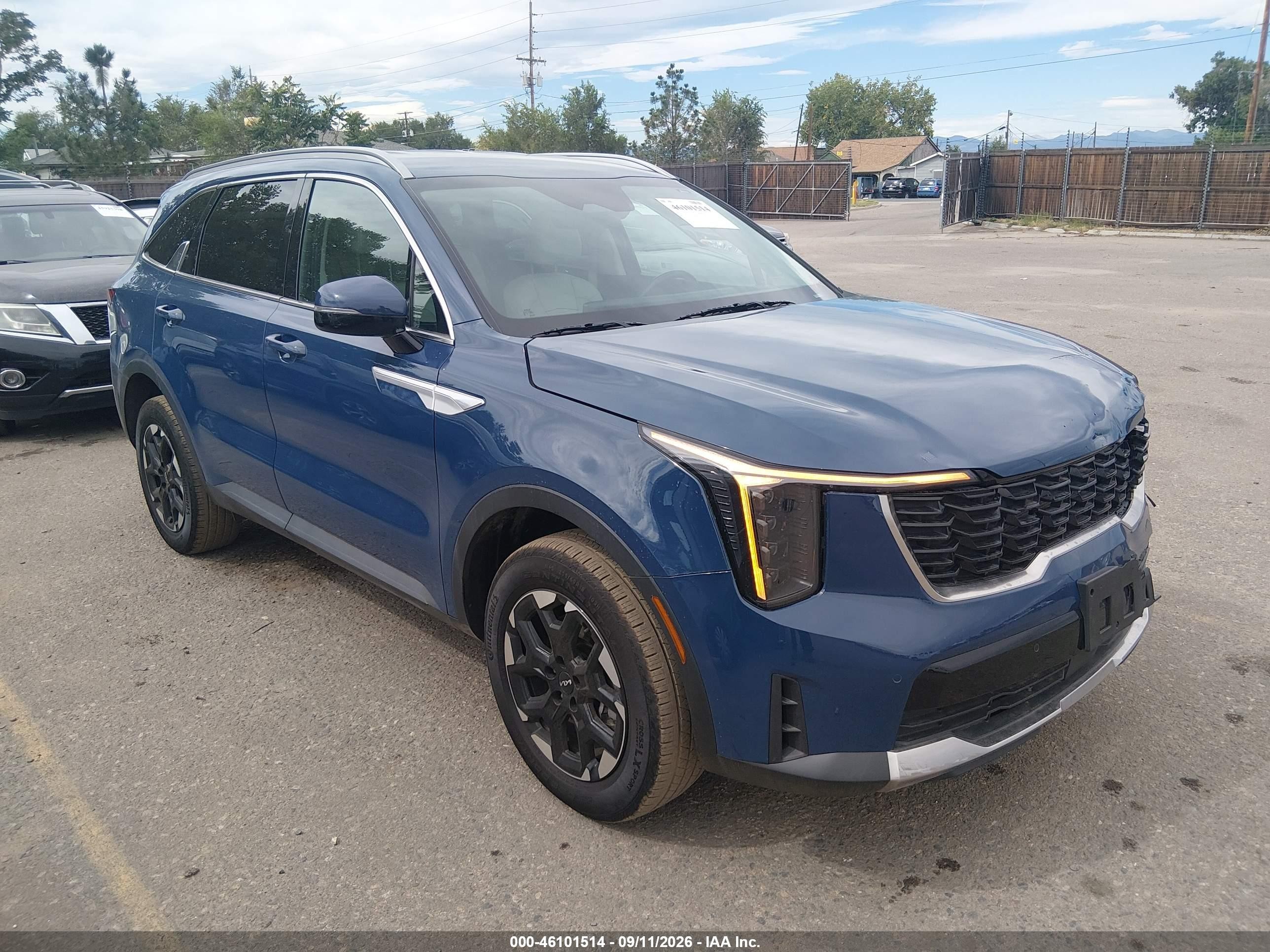 2025 Kia Sorento VIN 5XYRLDJC7SG331850 — IAAI salvage auction photo