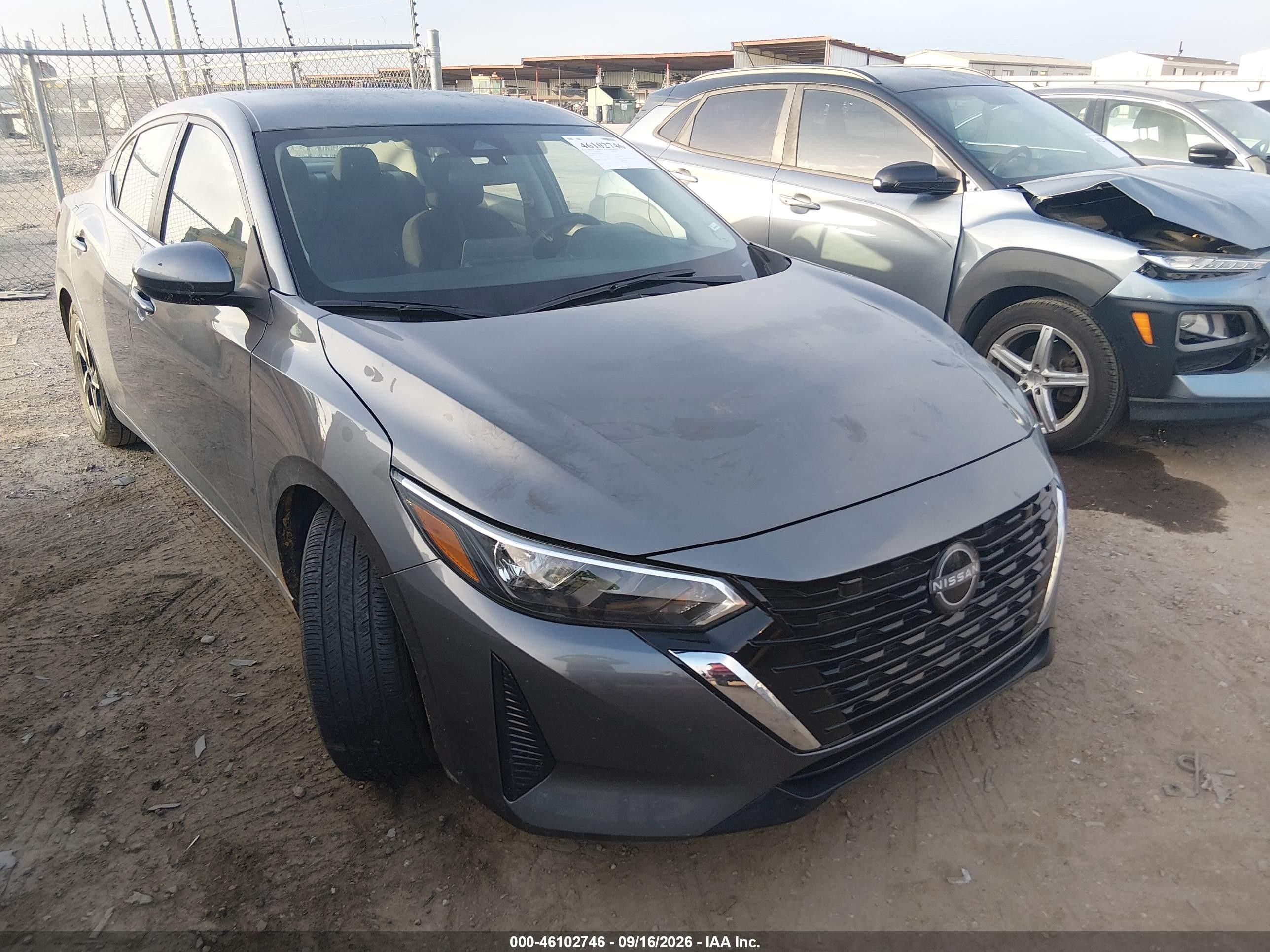 2025 Nissan Sentra VIN 3N1AB8CV7SY387601 — IAAI salvage auction photo