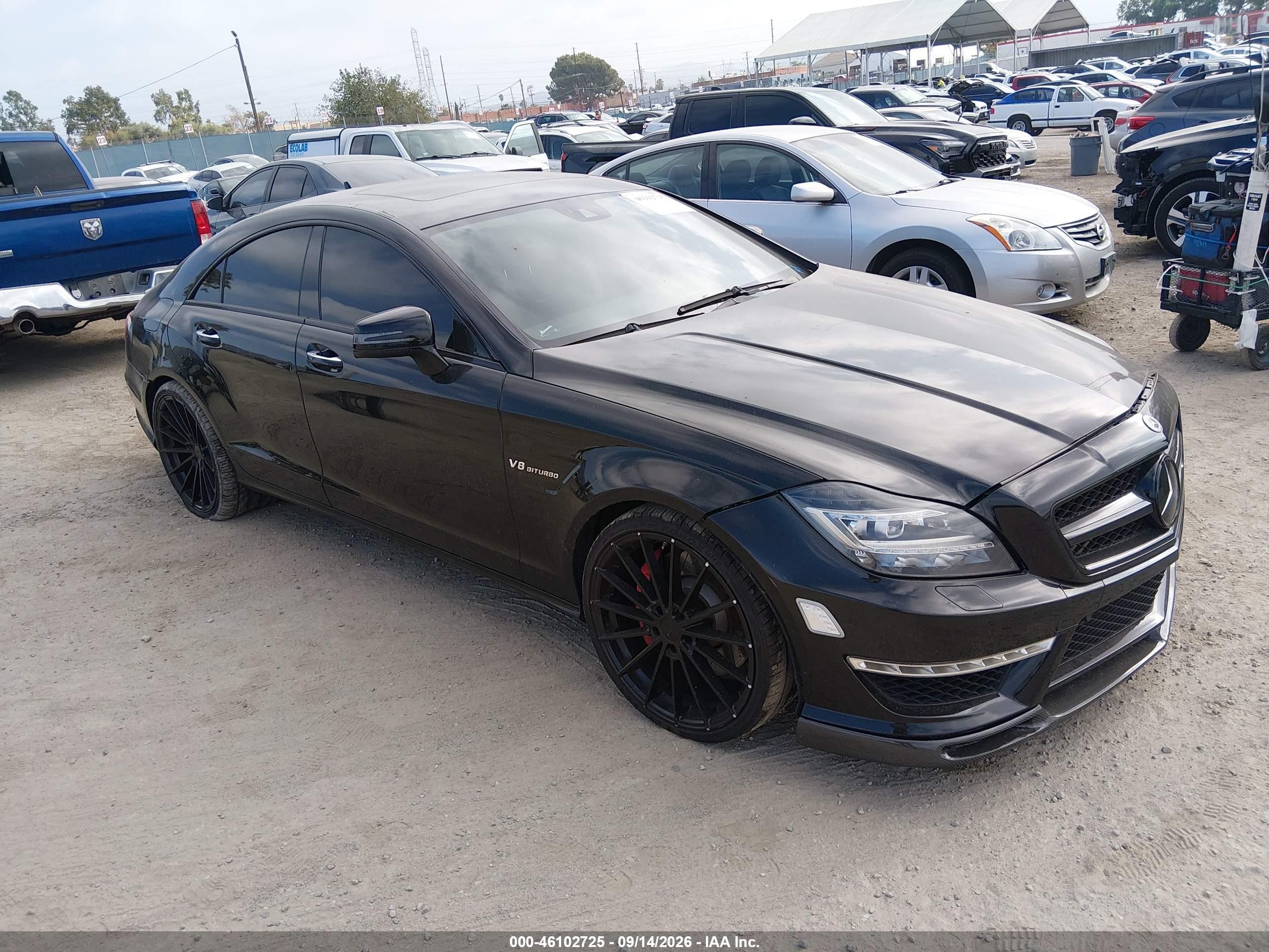 2014 Mercedes-Benz CLS-Class VIN WDDLJ7GBXEA100785 — IAAI salvage auction photo
