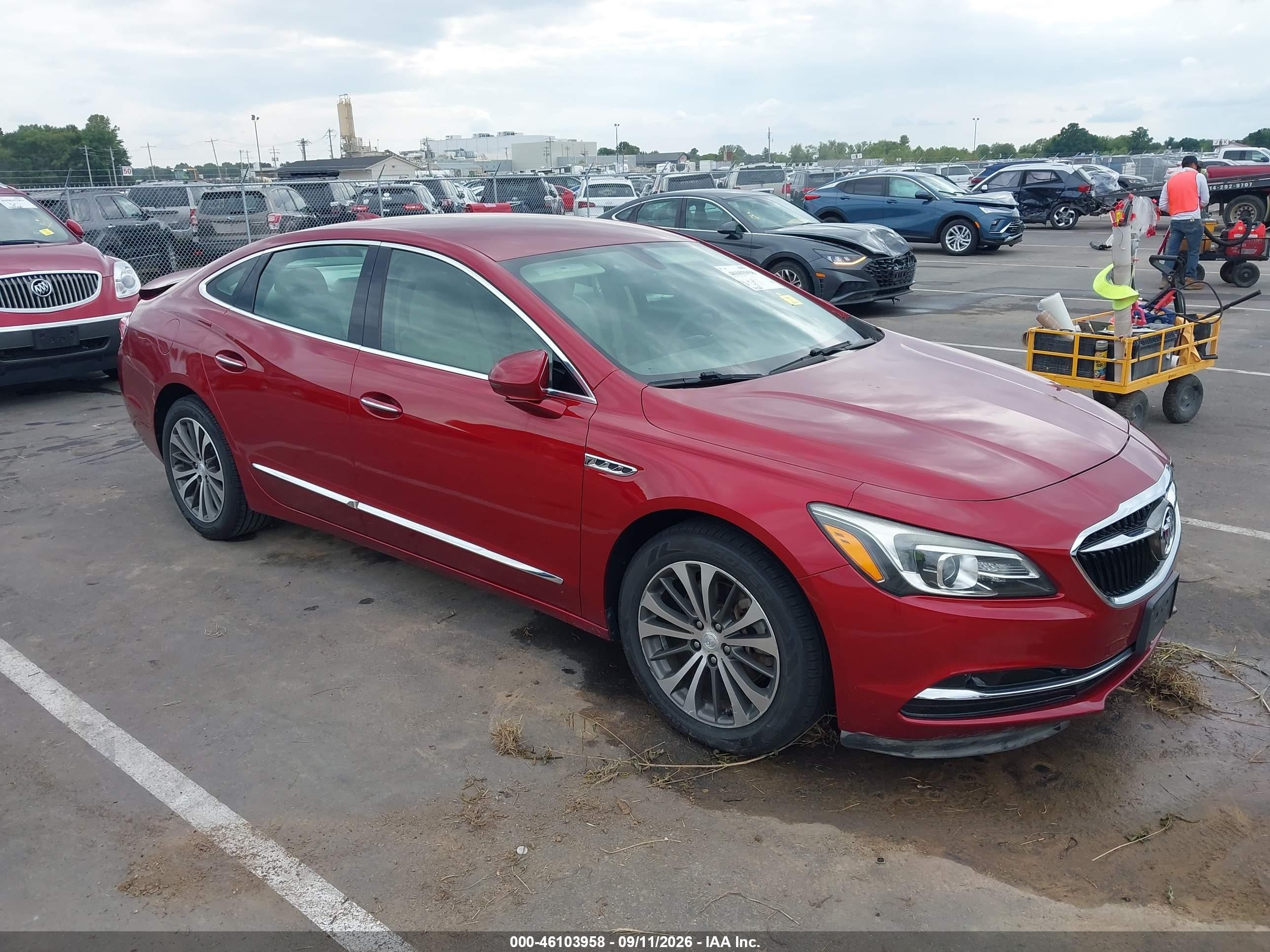 2018 Buick Lacrosse VIN 1G4ZN5SS6JU116510 IAAI salvage auction — Rear End, Salvage (Missouri), sold $4,900 on 2026-10-05 (photo 1)