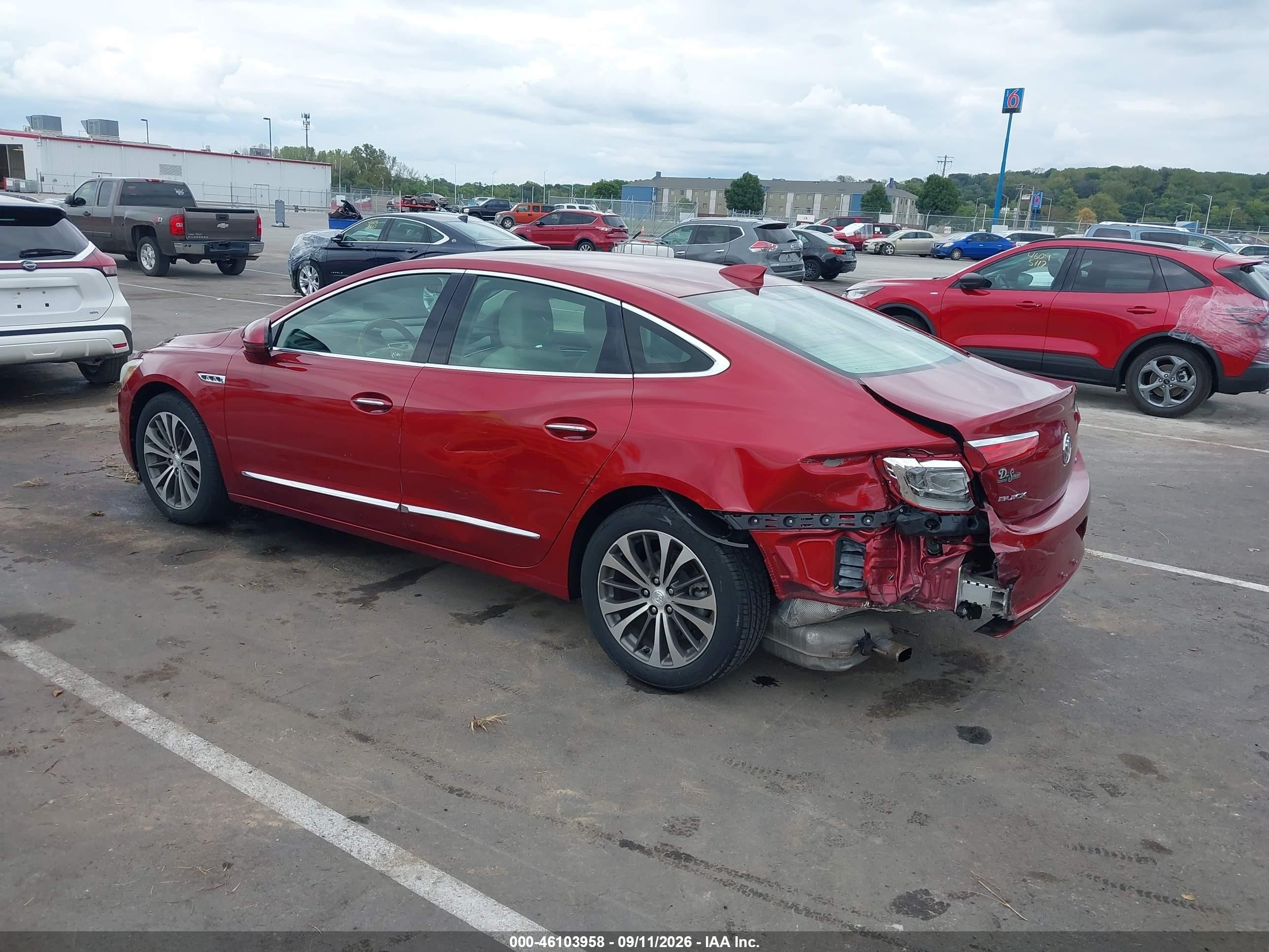 2018 Buick Lacrosse VIN 1G4ZN5SS6JU116510 IAAI salvage auction — Rear End, Salvage (Missouri), sold $4,900 on 2026-10-05 (photo 3)