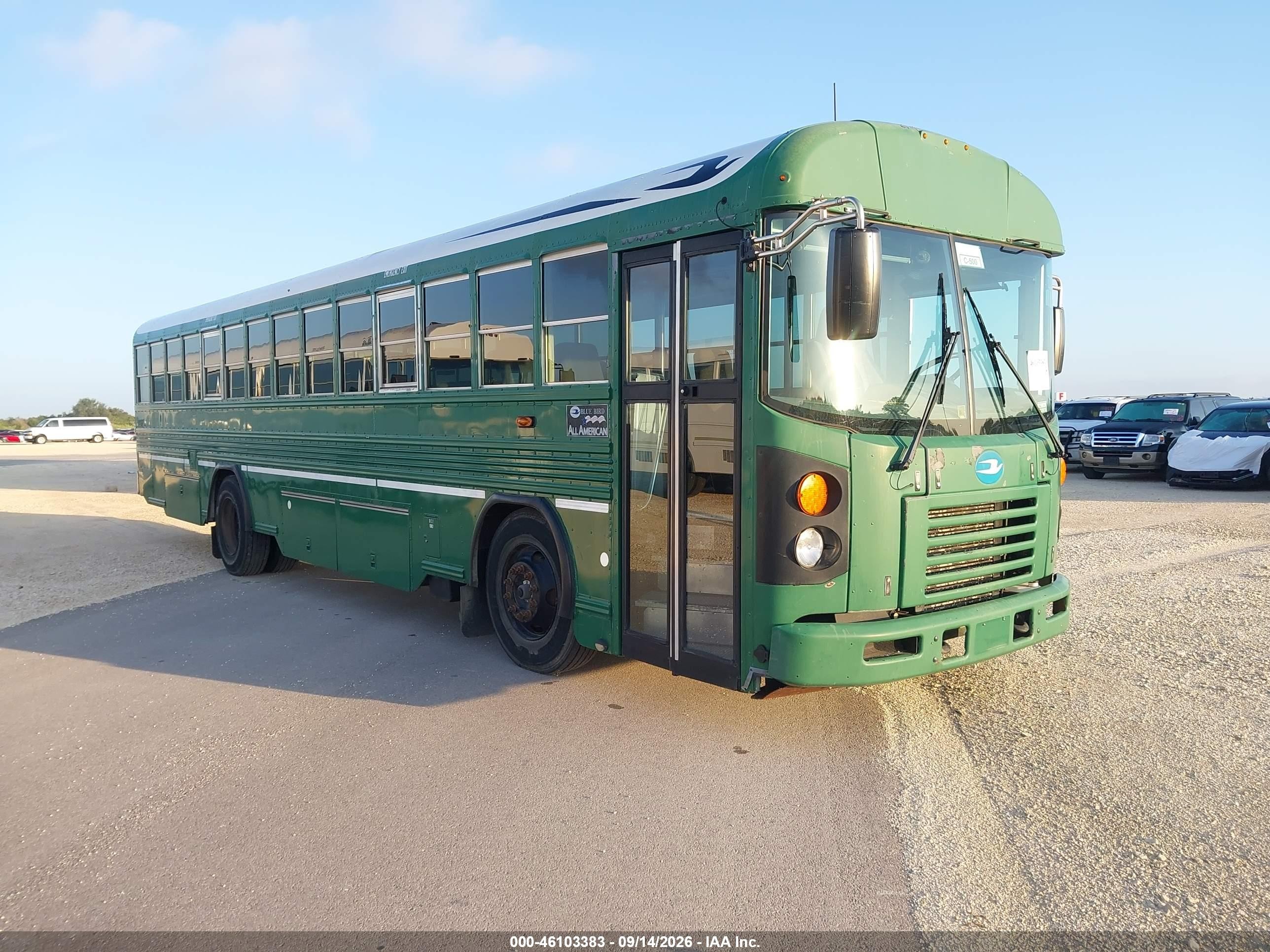 2014 Blue Bird School Bus / Transit Bus VIN 1BABLCPA9EF304703 — IAAI salvage auction photo