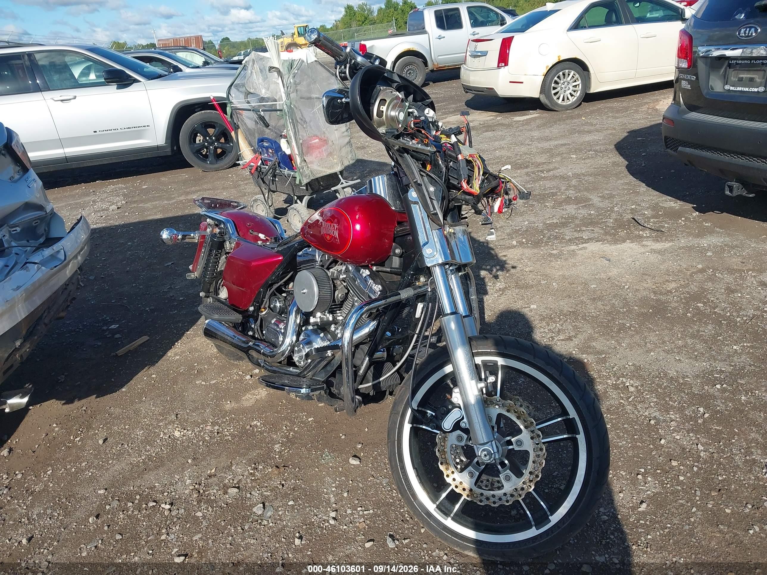2000 Harley-davidson Flhtci VIN 1HD1FFW10YY649167 IAAI salvage auction — Front End, Mv-907A (New York), sold $850 on 2026-10-13 (photo 1)