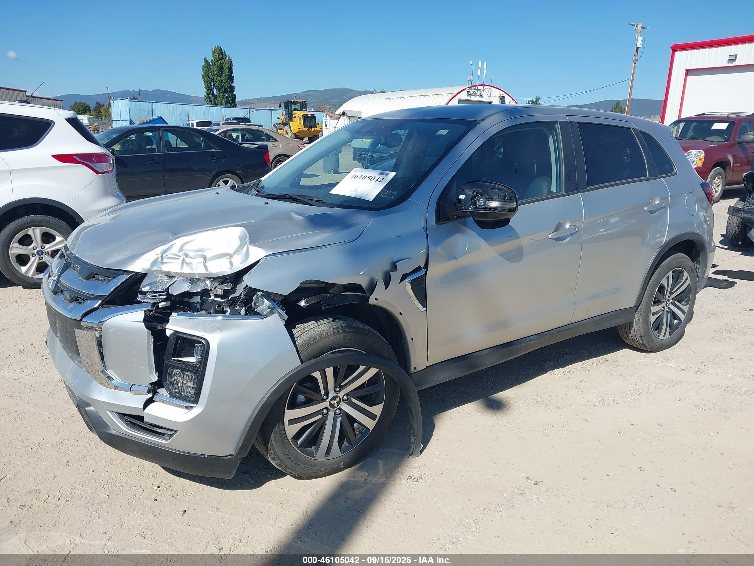 2026 Mitsubishi Outlander Sport VIN JA4ARUAU8TU018580 IAAI salvage auction — Normal Wear, Enterprise Vehicles Clear Only (Washington), sold $8,000 on 2026-09-19 (photo 2)