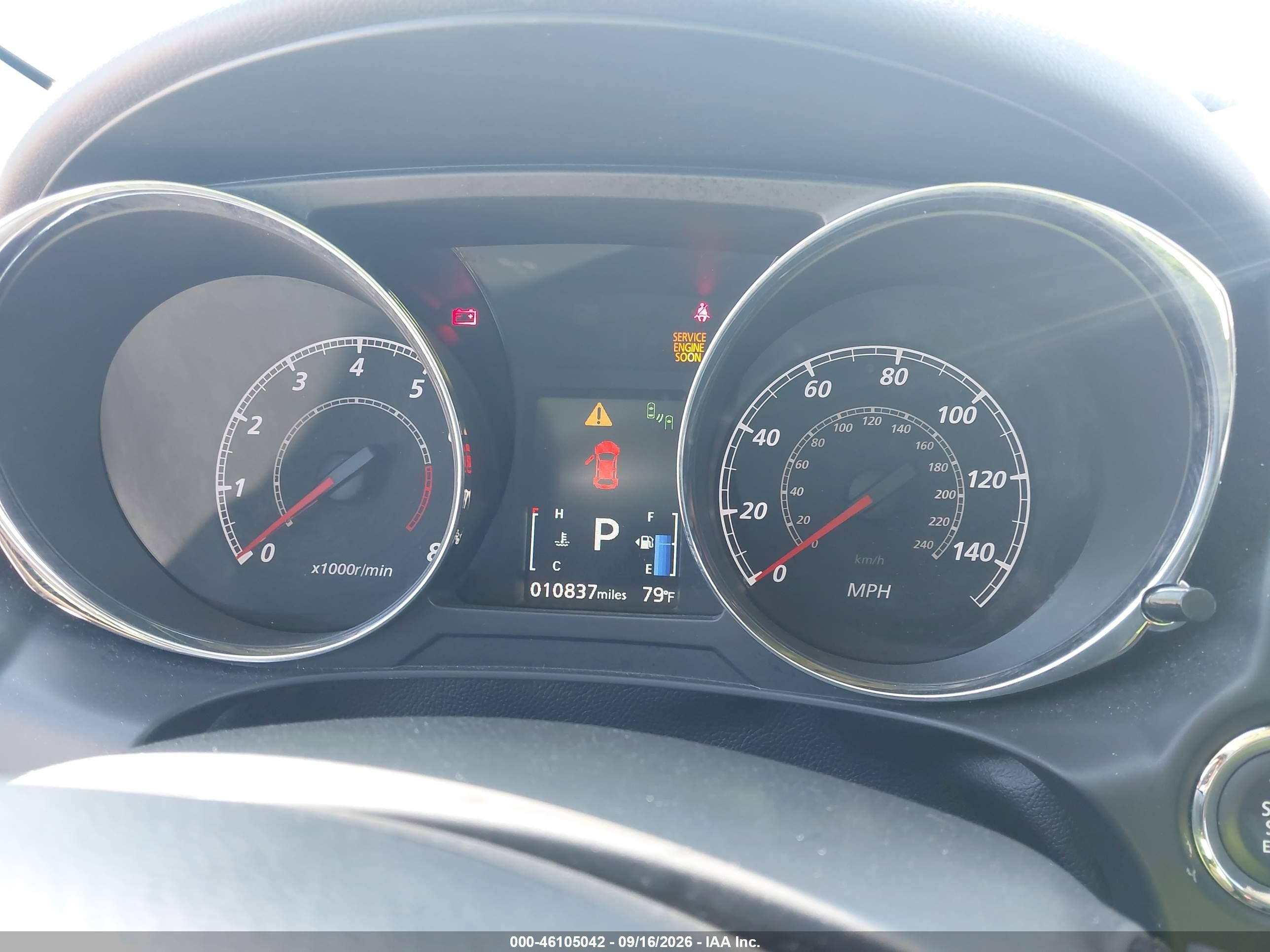 2026 Mitsubishi Outlander Sport VIN JA4ARUAU8TU018580 IAAI salvage auction — Normal Wear, Enterprise Vehicles Clear Only (Washington), sold $8,000 on 2026-09-19 (photo 7)