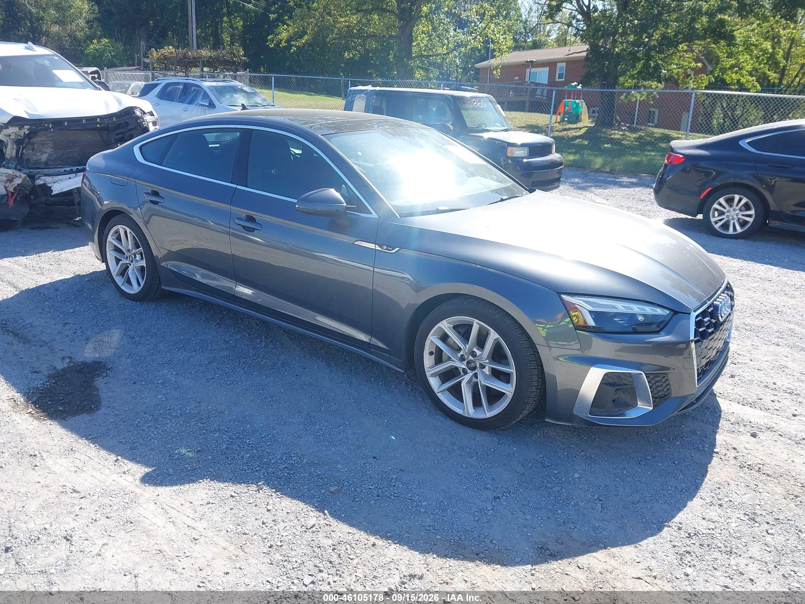 2024 Audi A5 Sportback VIN WAUFACF57RA094961 — IAAI salvage auction photo