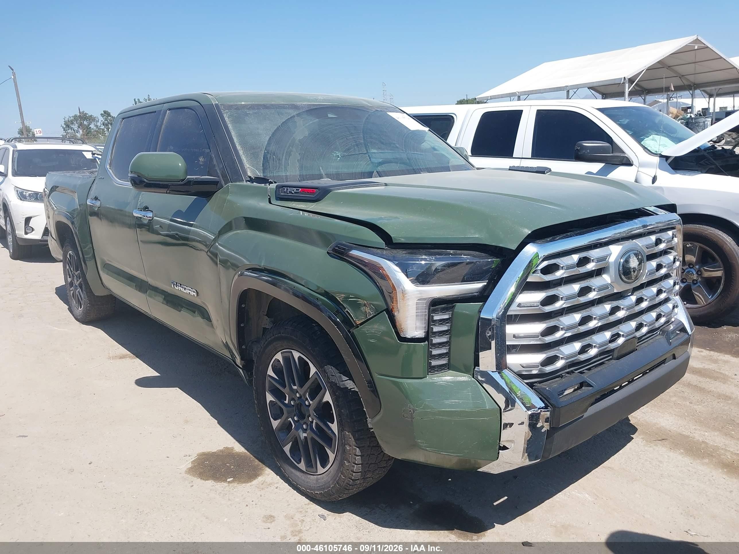 2023 Toyota Tundra VIN 5TFJA5DB3PX074864 — IAAI salvage auction photo