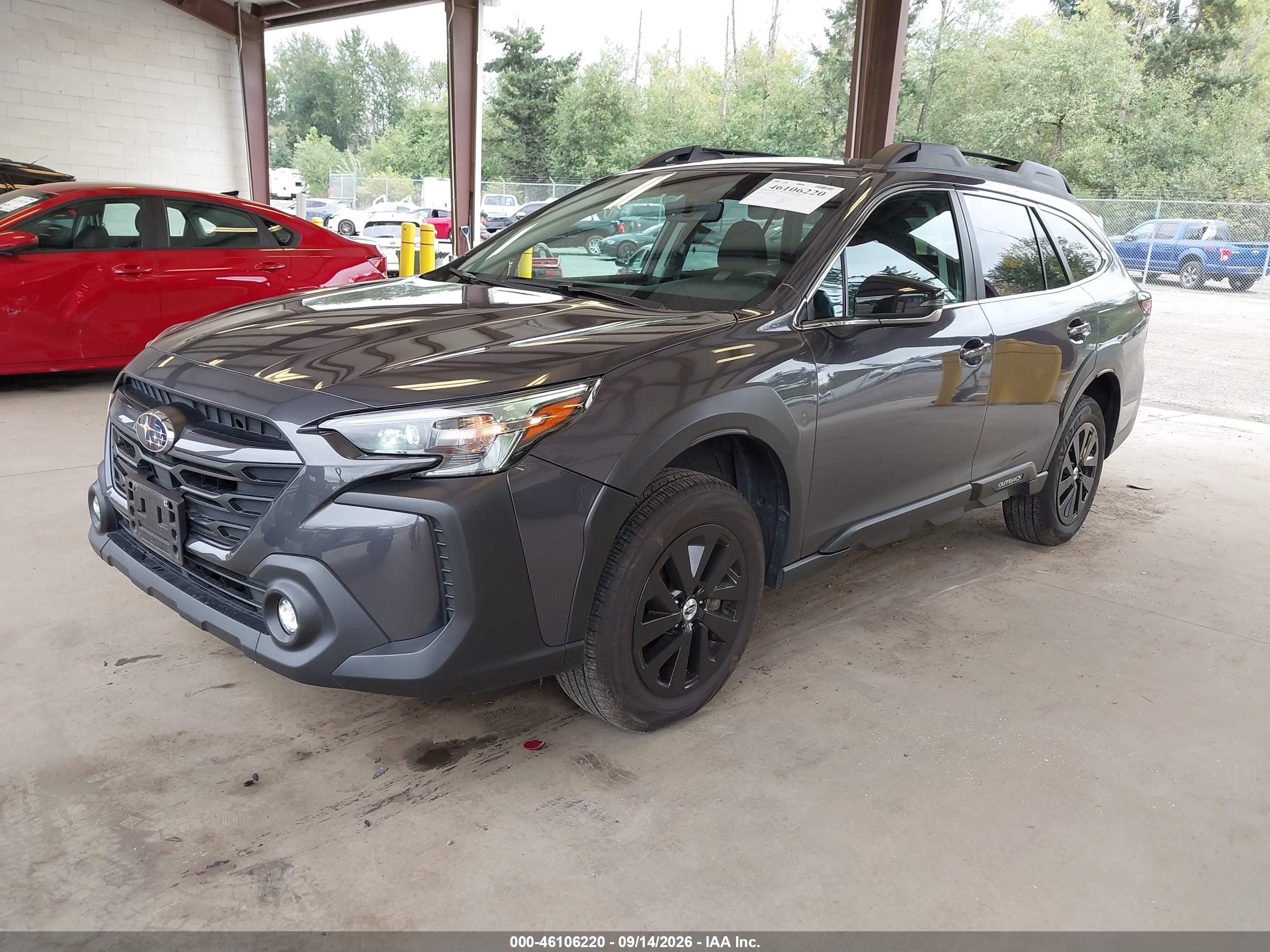 2024 Subaru Outback VIN 4S4BTADC6R3179615 IAAI salvage auction — Rear End, Bill Of Sale (Washington), sold $12,500 on 2026-10-01 (photo 2)