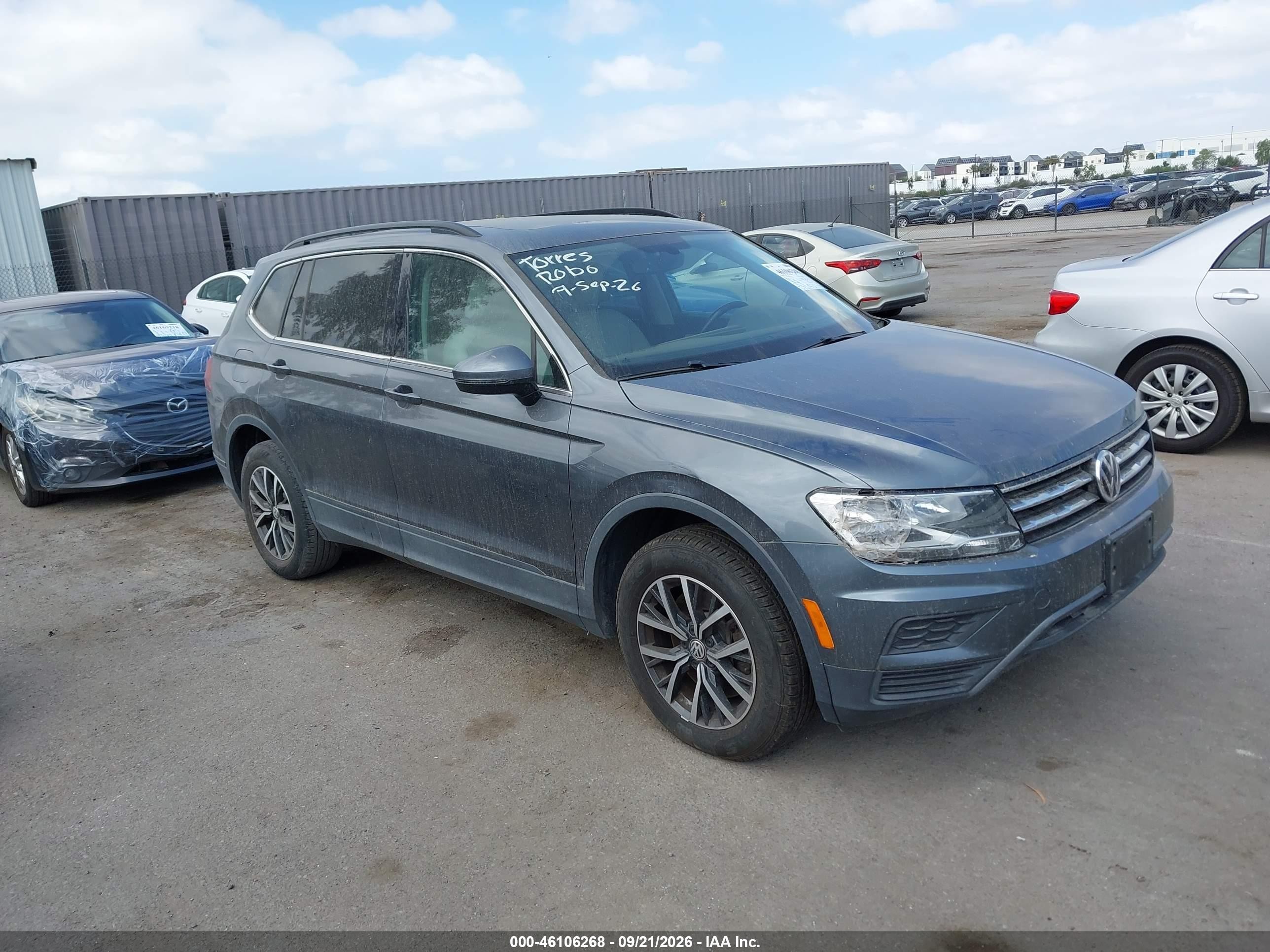 2019 Volkswagen Tiguan VIN 3VV3B7AX6KM139904 — IAAI salvage auction photo