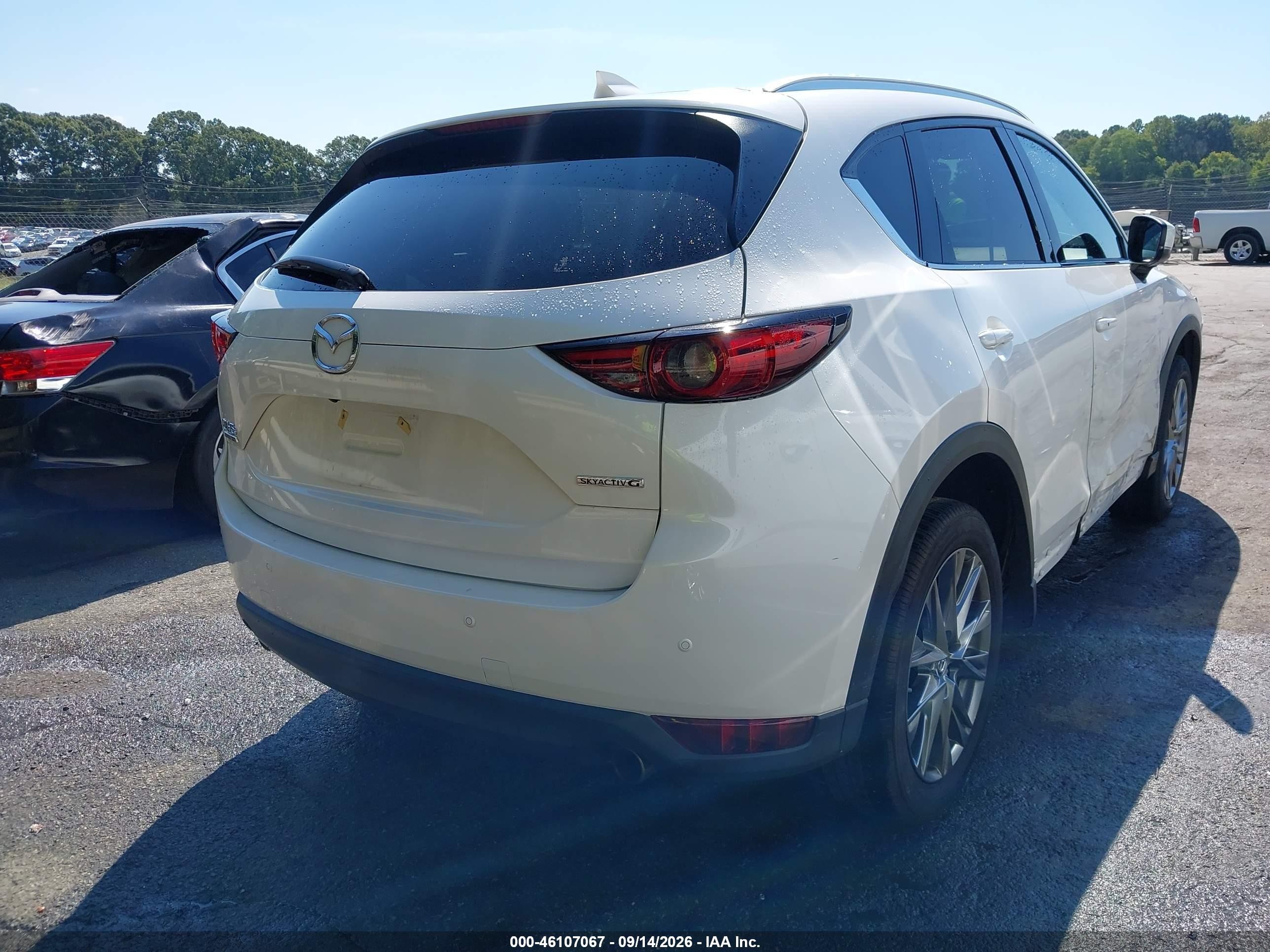 2020 Mazda Cx-5 VIN JM3KFBEY4L0772501 IAAI salvage auction — Front End, Salvage (North Carolina), sold $7,200 on 2026-10-01 (photo 4)