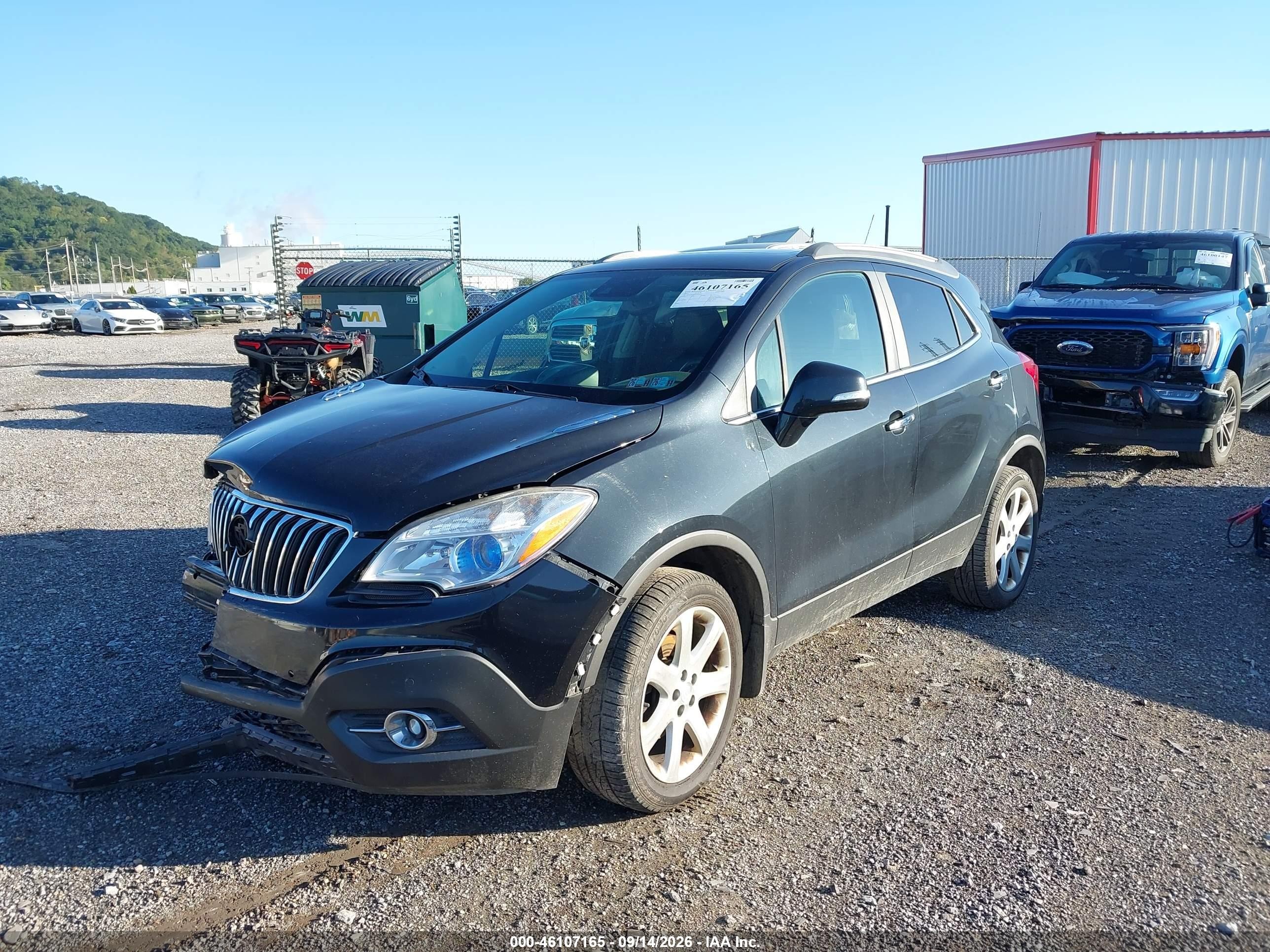 2015 Buick Encore VIN KL4CJHSB0FB264494 IAAI salvage auction — Front End, Salvage (Pennsylvania), sold $500 on 2026-09-19 (photo 2)