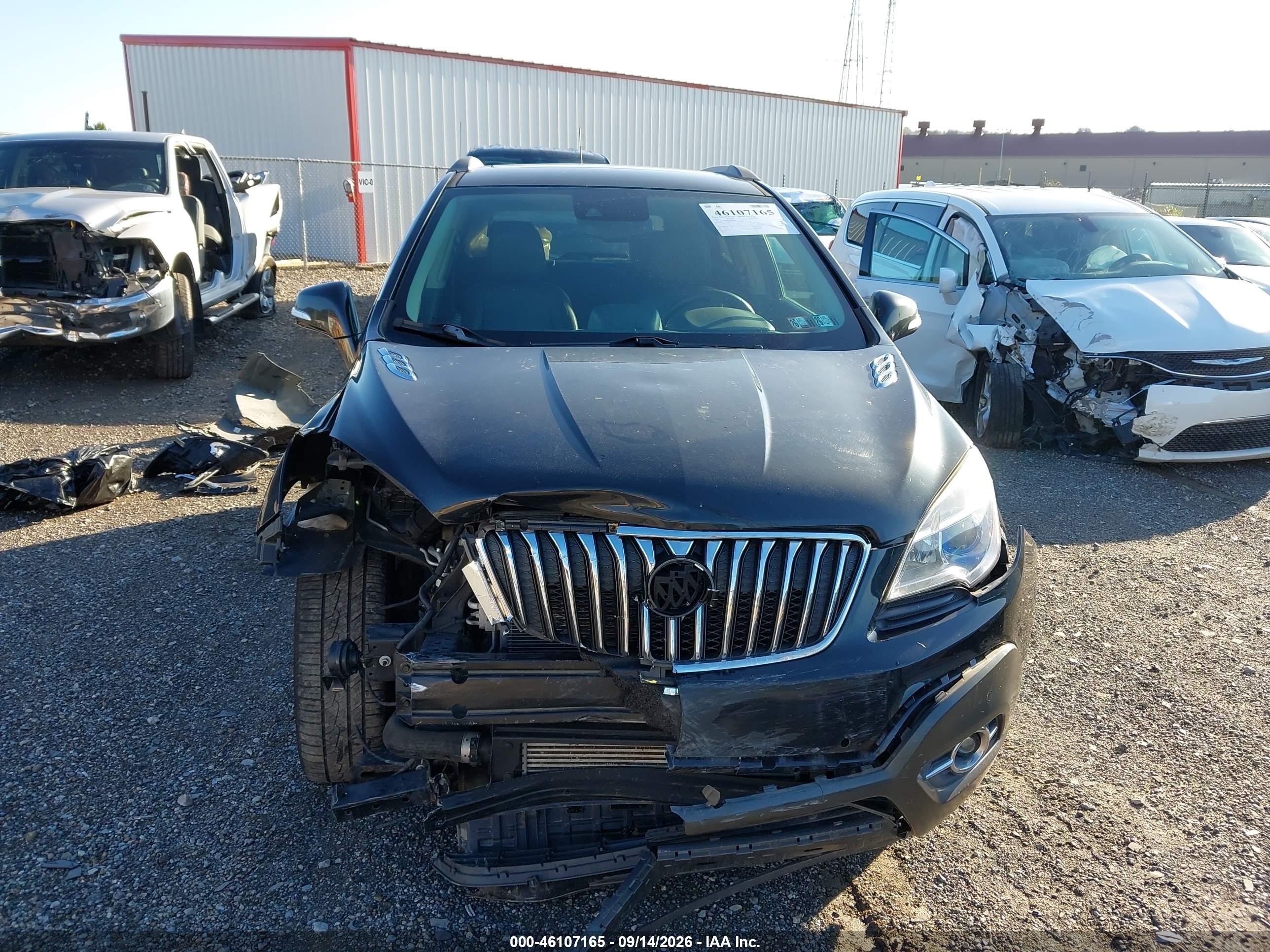 2015 Buick Encore VIN KL4CJHSB0FB264494 IAAI salvage auction — Front End, Salvage (Pennsylvania), sold $500 on 2026-09-19 (photo 6)