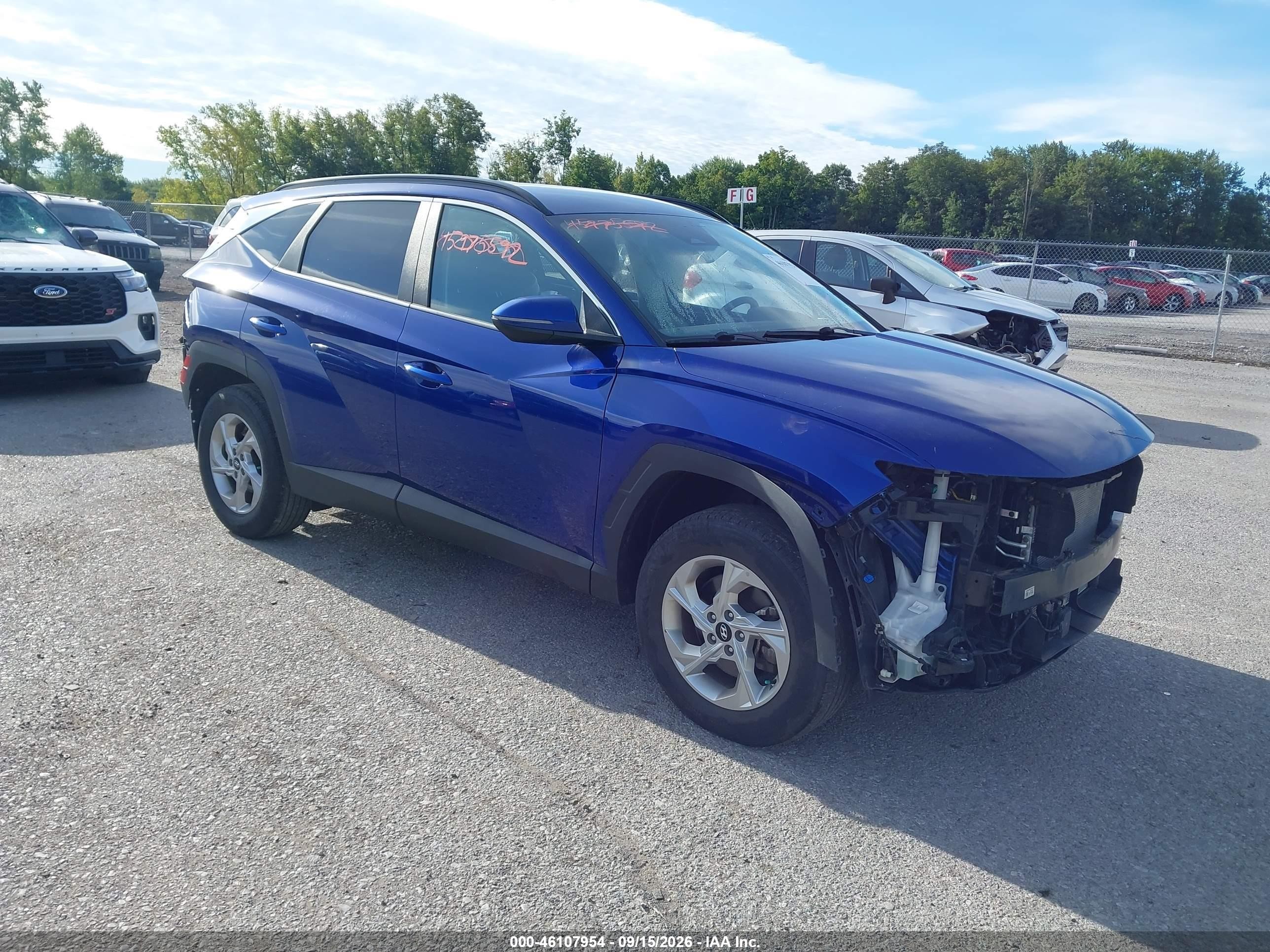 2023 Hyundai Tucson VIN 5NMJBCAE7PH243051 — IAAI salvage auction photo