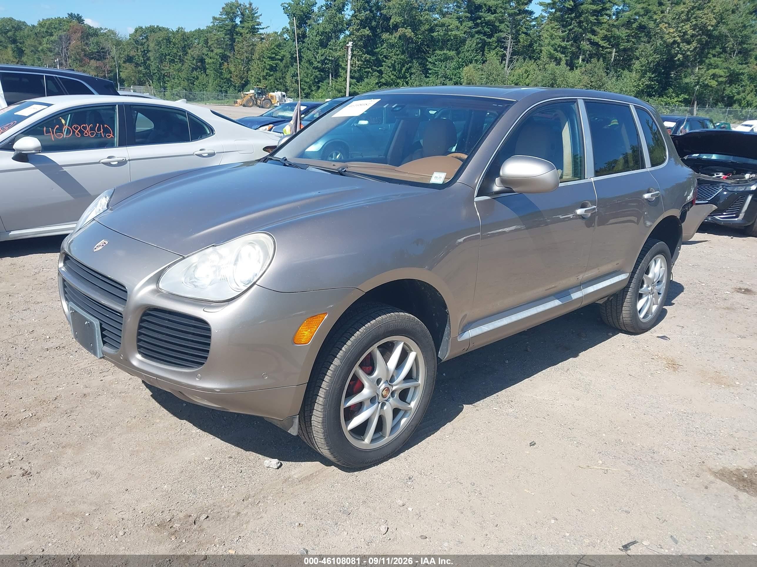 2004 Porsche Cayenne VIN WP1AC29P14LA93718 IAAI salvage auction — Rear End, Clear (New York), sold $1,100 on 2026-09-27 (photo 2)