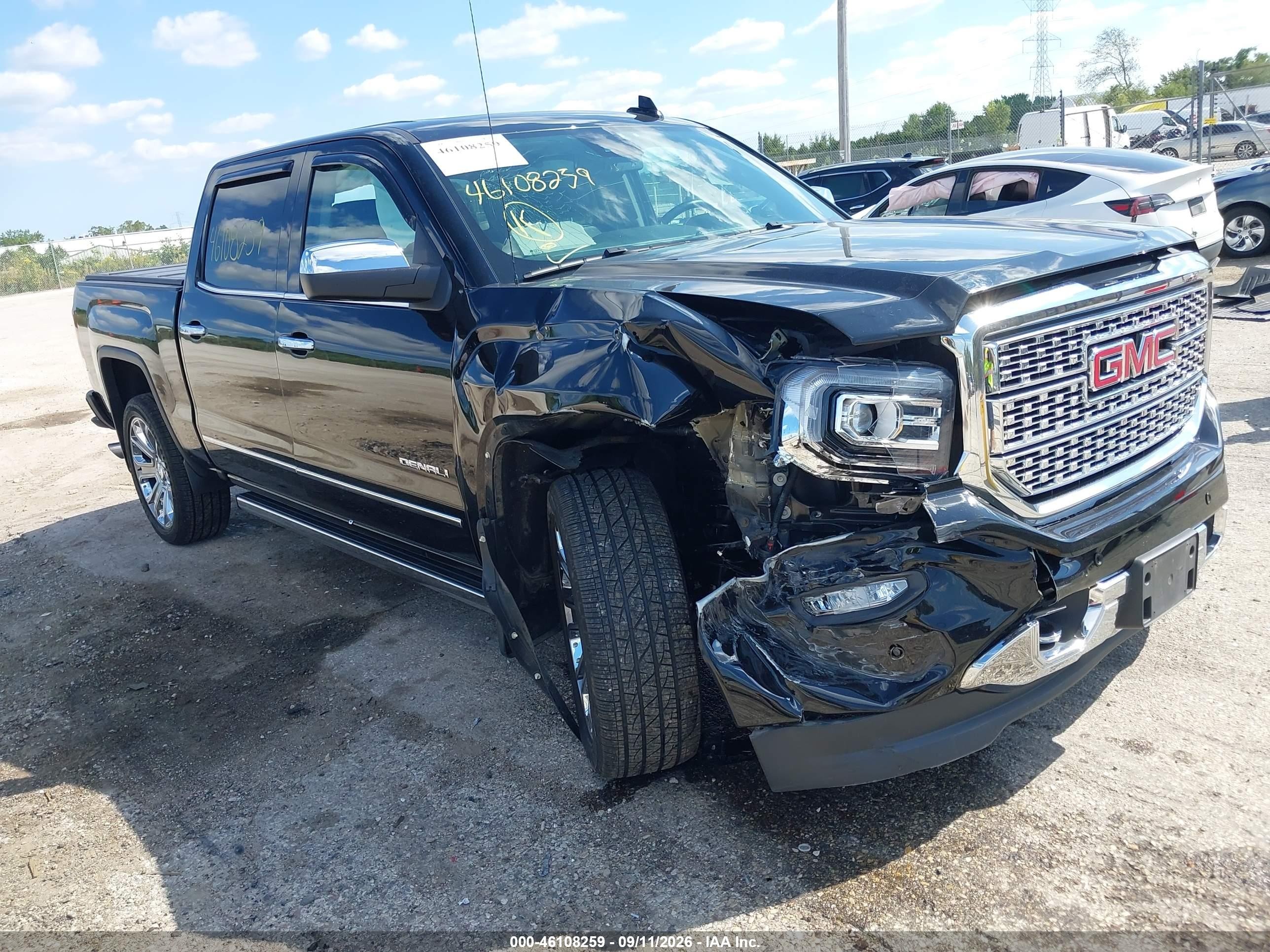 2017 GMC Sierra 1500 VIN 3GTU2PEJ0HG438983 — IAAI salvage auction photo