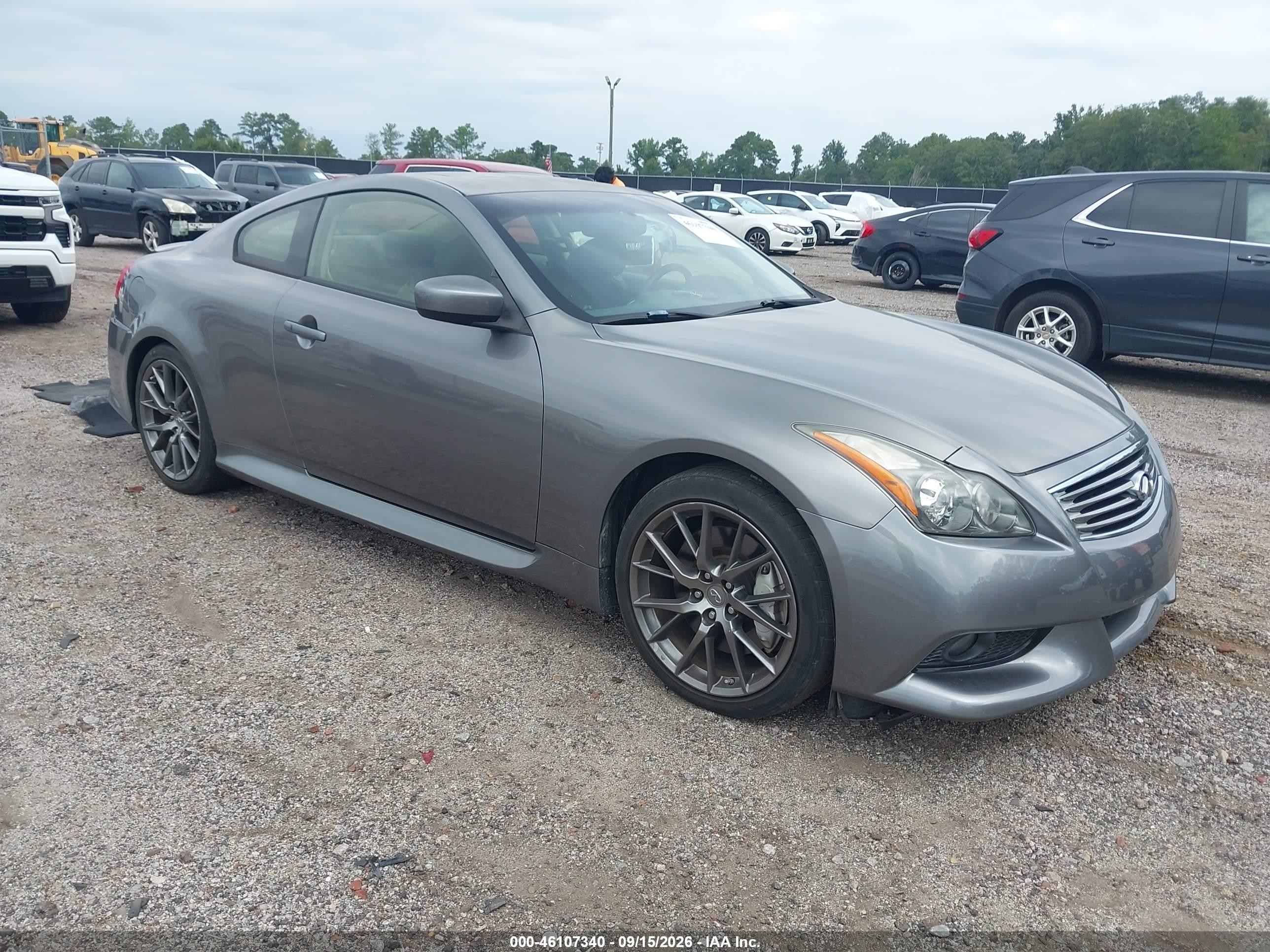 2013 Infiniti IPL G VIN JN1CV6EK4DM921845 — IAAI salvage auction photo