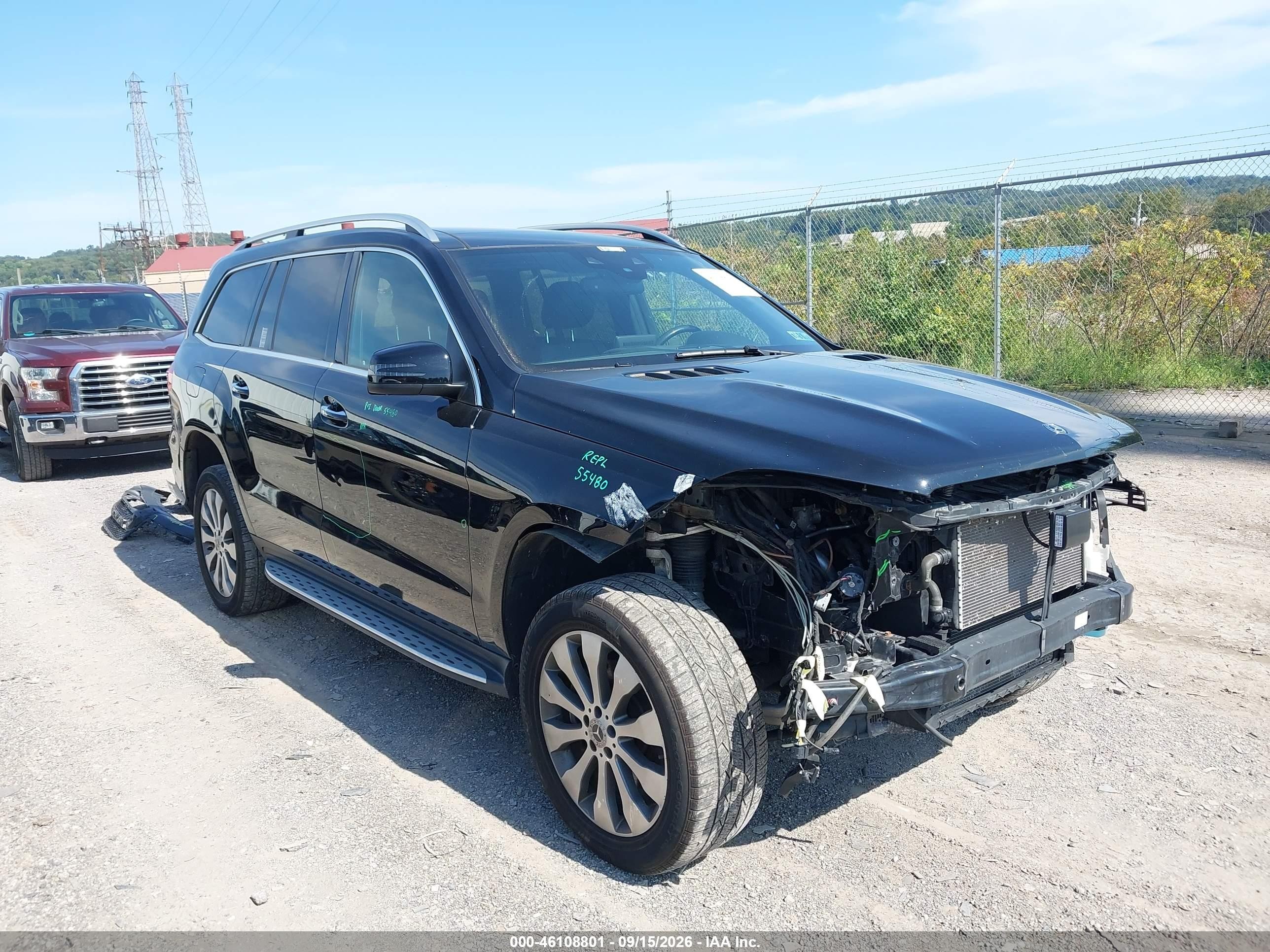 2019 Mercedes-Benz GLS-Class VIN 4JGDF6EE7KB235974 — IAAI salvage auction photo