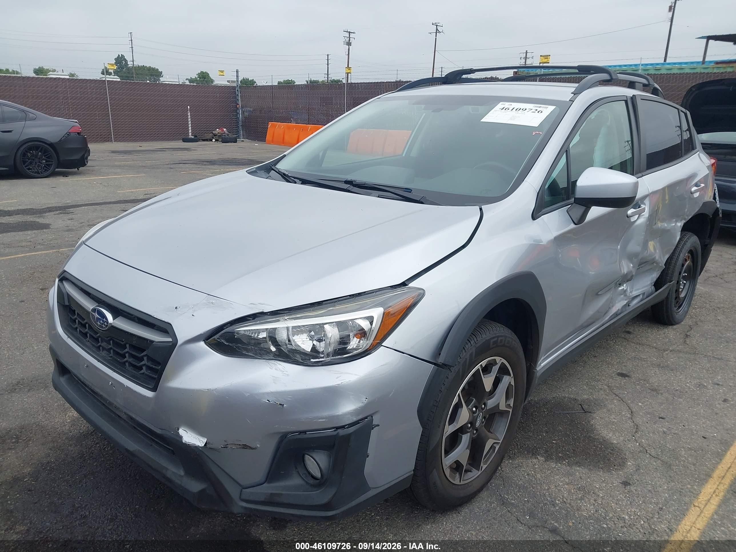 2020 Subaru Xv VIN JF2GTAPCXLH240367 IAAI salvage auction — Side, Salvage (California), sold $2,800 on 2026-09-24 (photo 2)