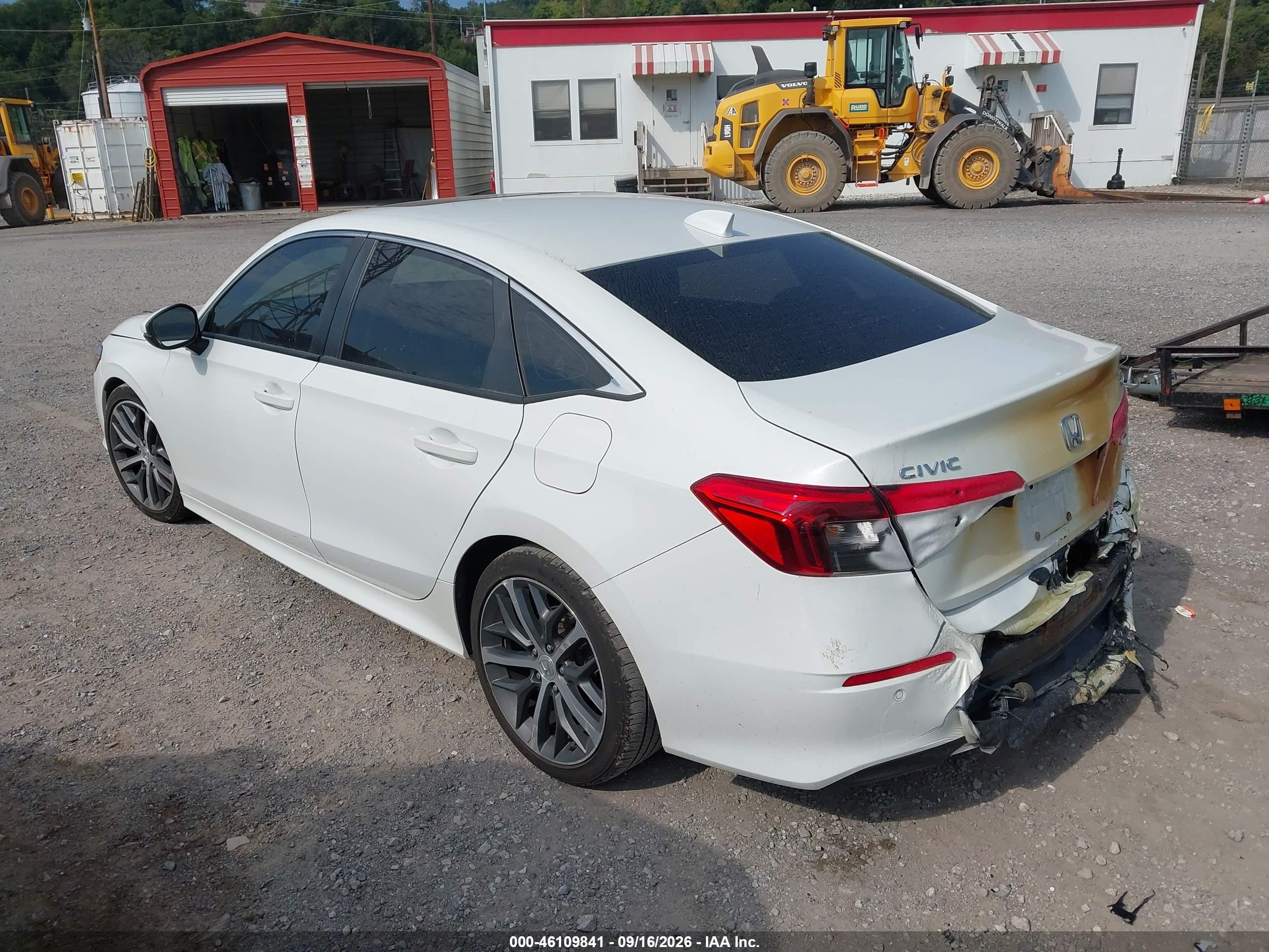 2022 Honda Civic VIN 2HGFE1F99NH326097 IAAI salvage auction — Unknown, Salvage (Pennsylvania), sold $8,175 on 2026-10-16 (photo 3)