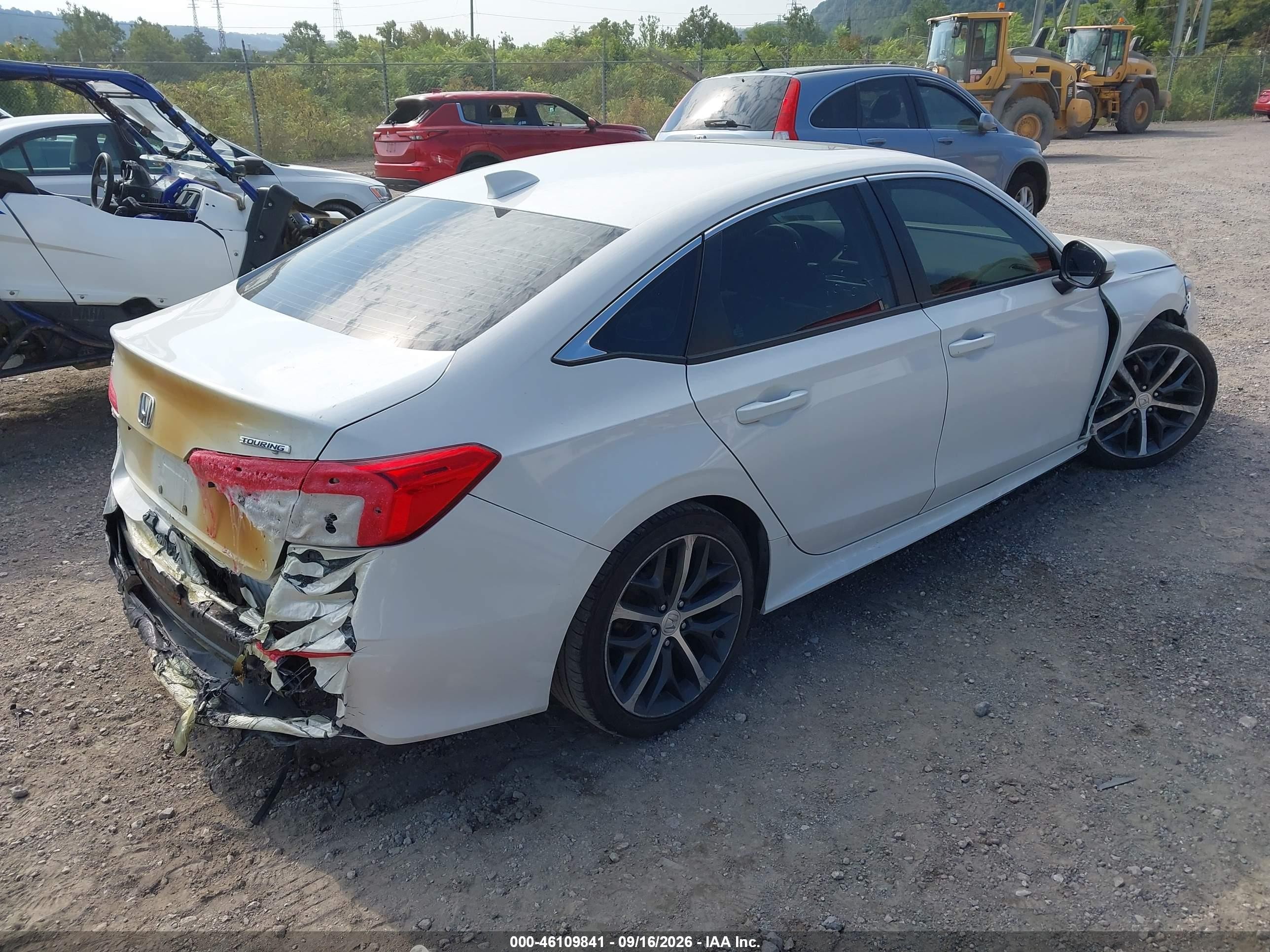 2022 Honda Civic VIN 2HGFE1F99NH326097 IAAI salvage auction — Unknown, Salvage (Pennsylvania), sold $8,175 on 2026-10-16 (photo 4)