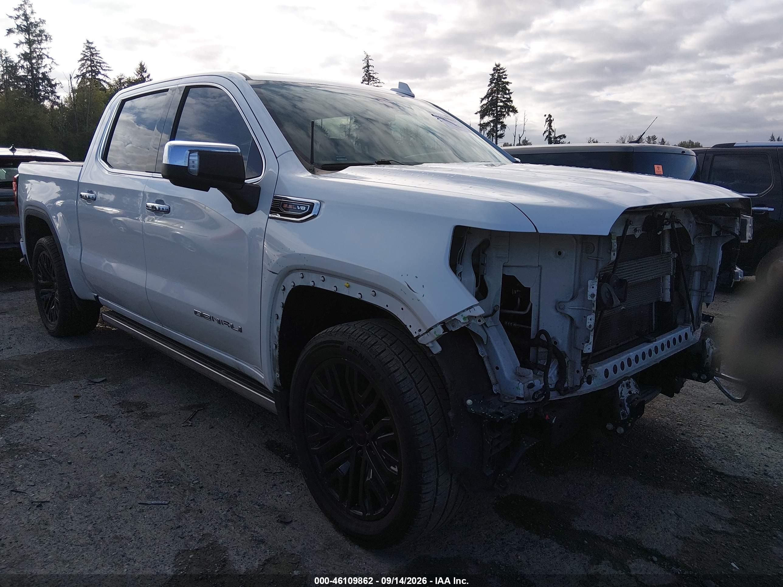 2022 GMC Sierra 1500 Limited VIN 3GTU9FEL6NG204009 — IAAI salvage auction photo