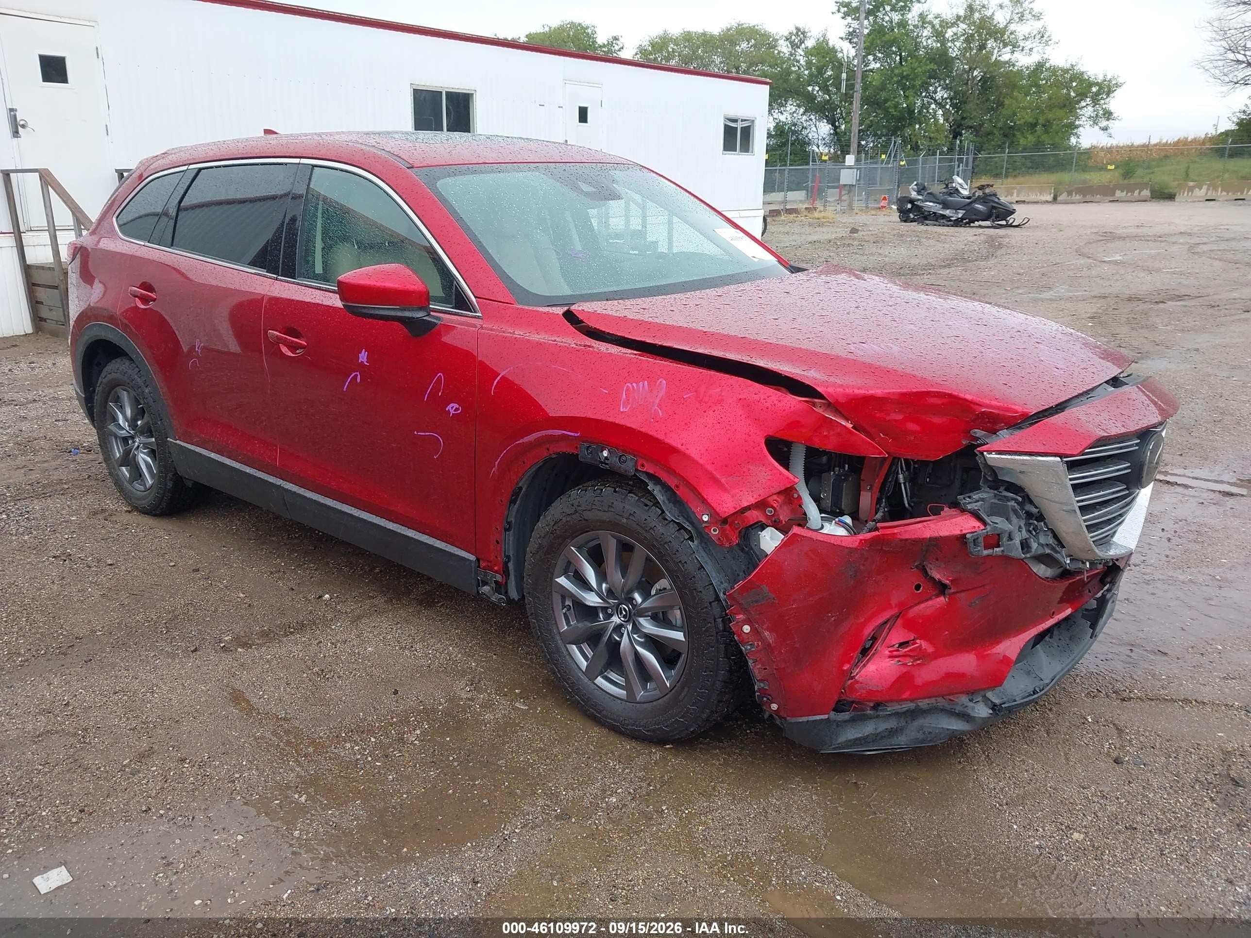 2020 Mazda CX-9 VIN JM3TCBCY8L0403009 — IAAI salvage auction photo