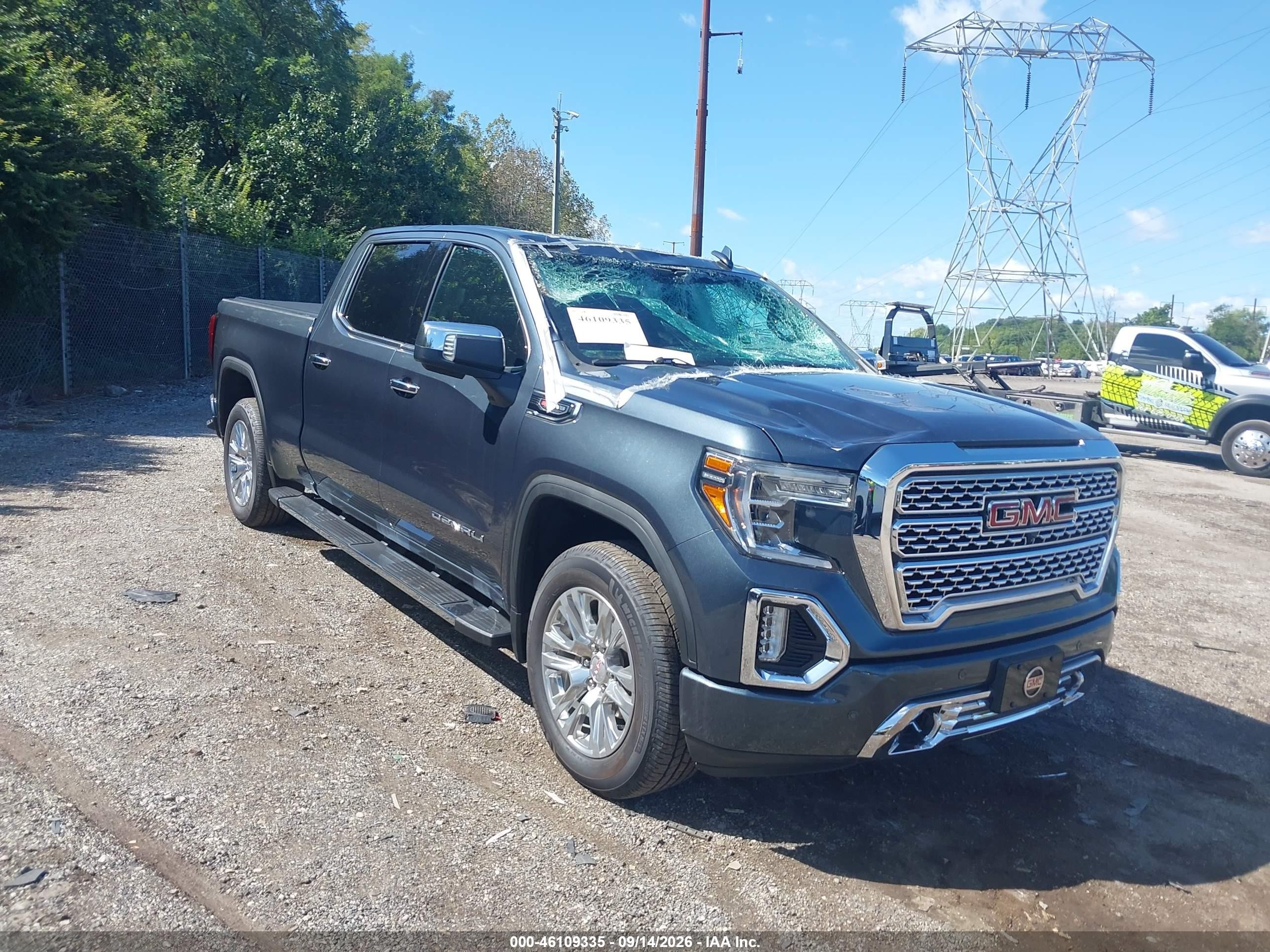 2019 GMC Sierra 1500 VIN 3GTU9FEL8KG267687 — IAAI salvage auction photo