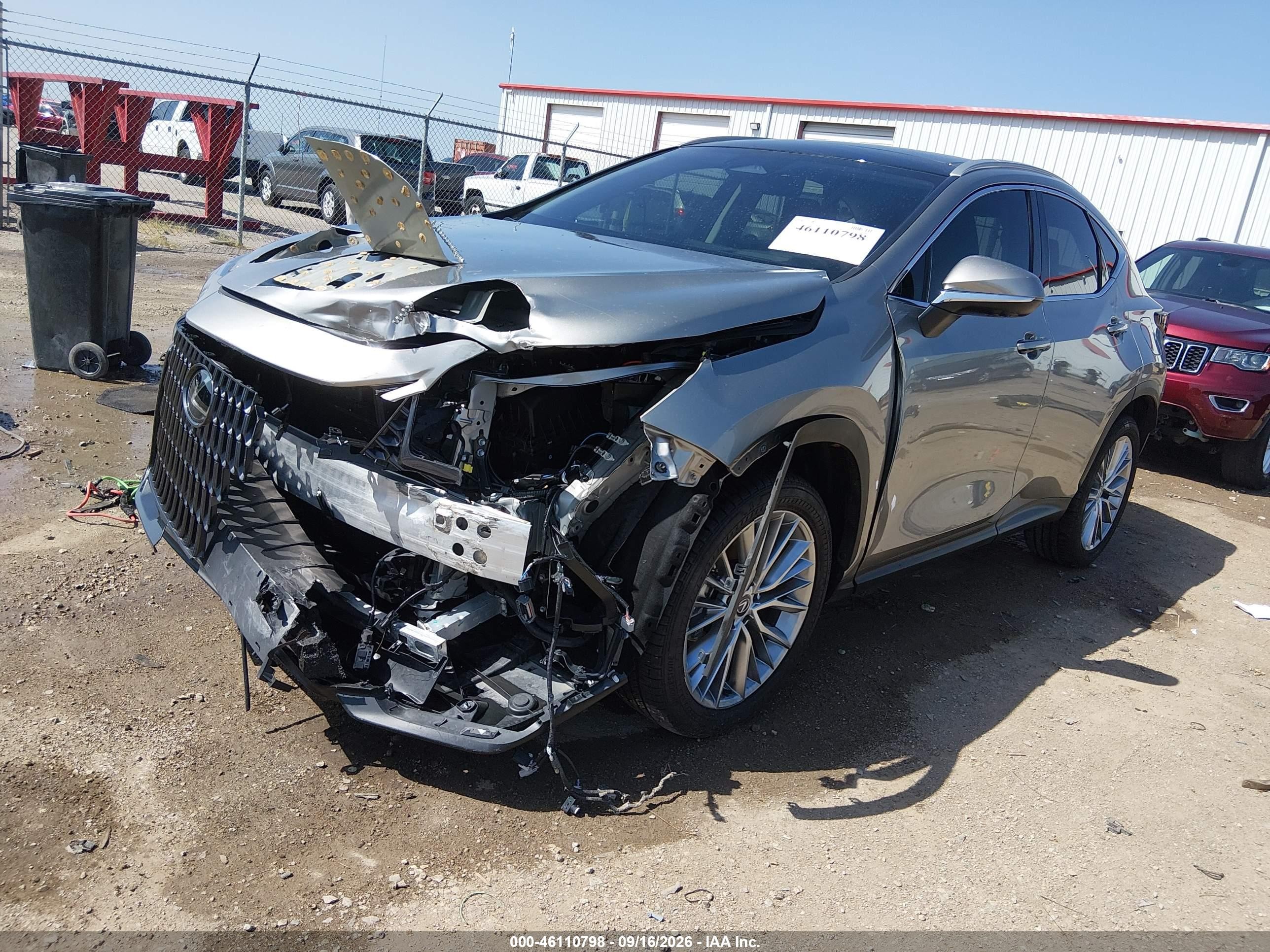 2024 Lexus NX 350h VIN 2T2HKCEZ0RC025095 IAAI salvage auction — Front End, Salvage (Kansas), sold $21,100 on 2026-09-25 (photo 2)