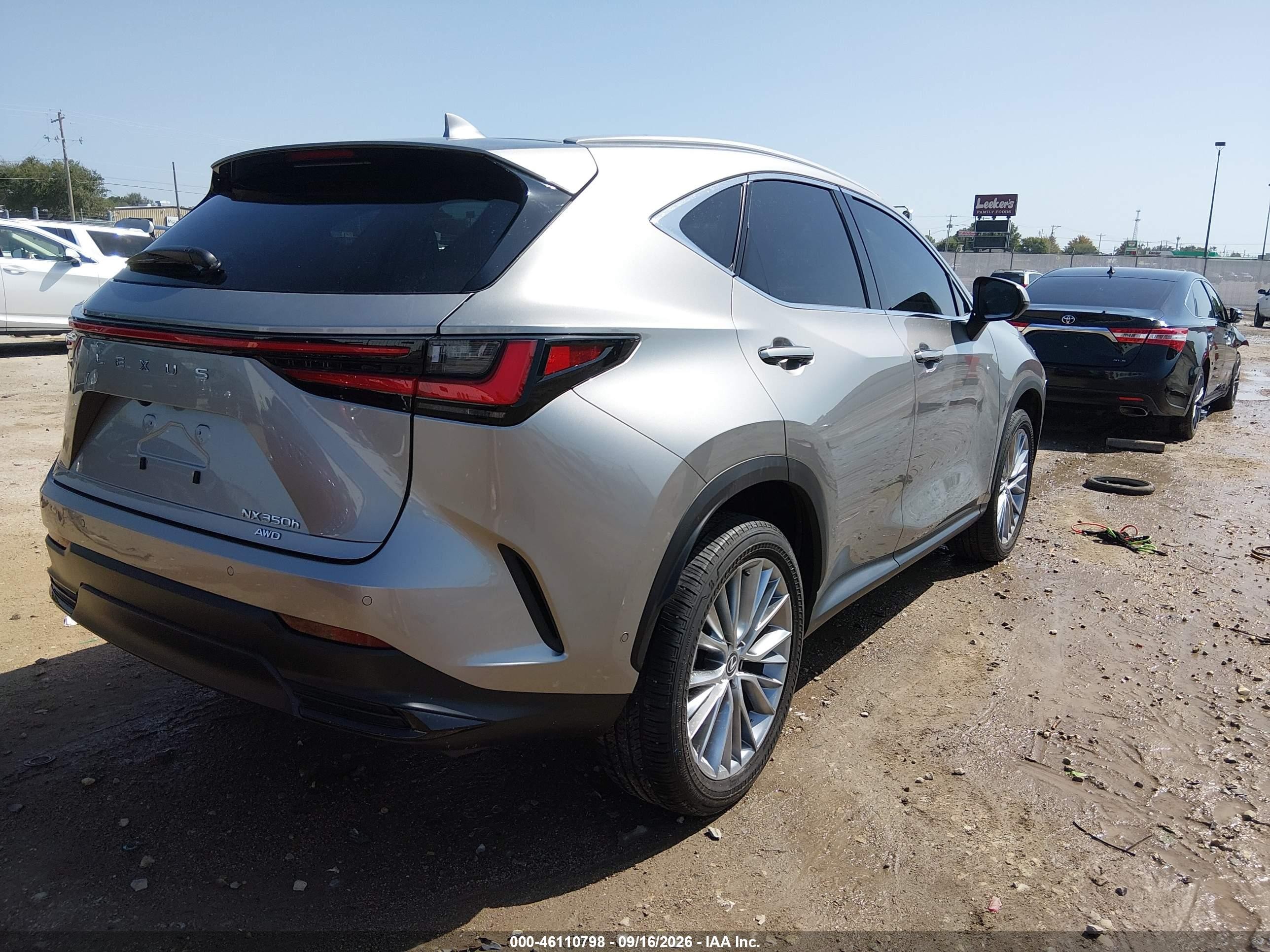 2024 Lexus NX 350h VIN 2T2HKCEZ0RC025095 IAAI salvage auction — Front End, Salvage (Kansas), sold $21,100 on 2026-09-25 (photo 4)