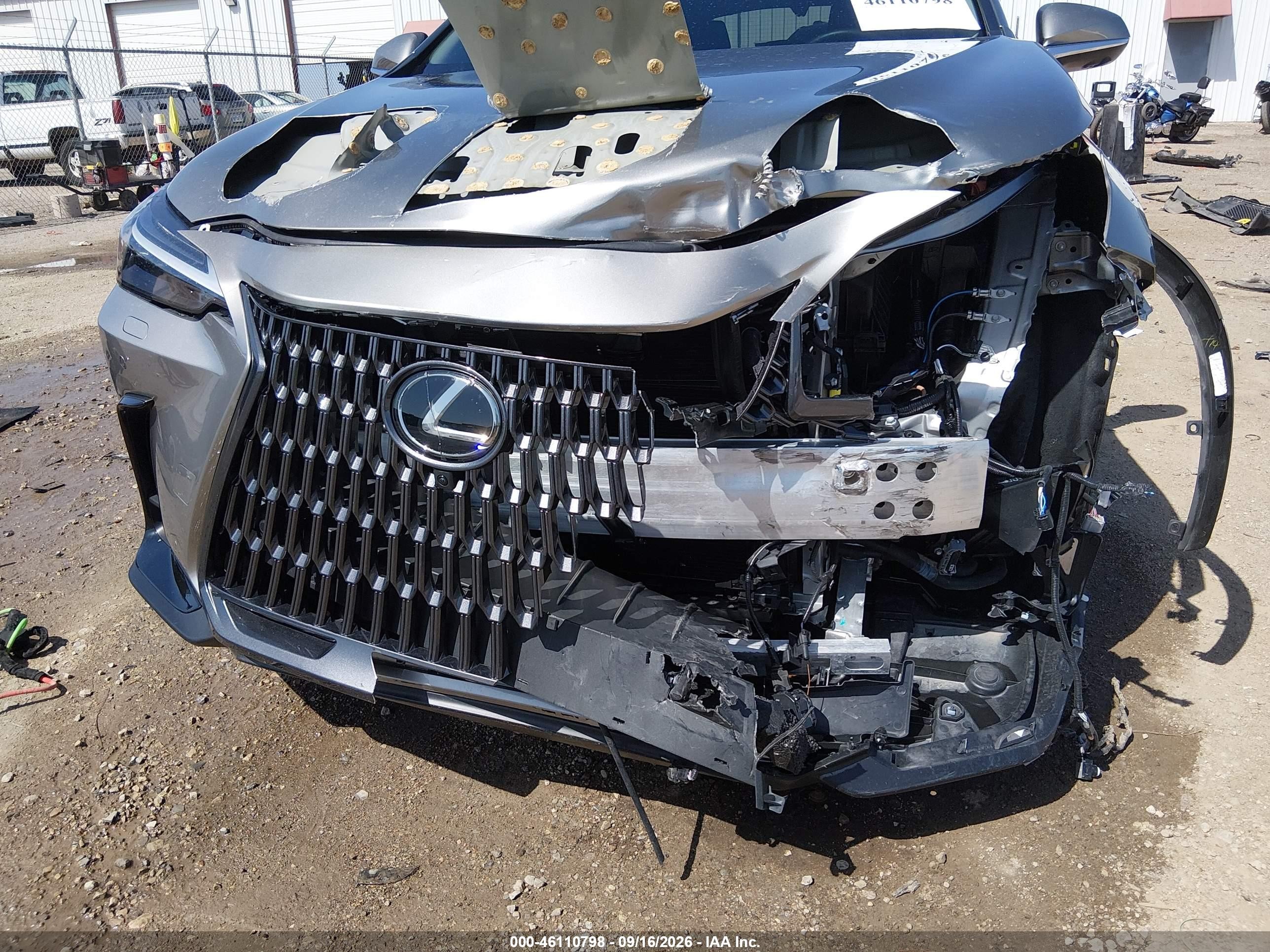 2024 Lexus NX 350h VIN 2T2HKCEZ0RC025095 IAAI salvage auction — Front End, Salvage (Kansas), sold $21,100 on 2026-09-25 (photo 6)