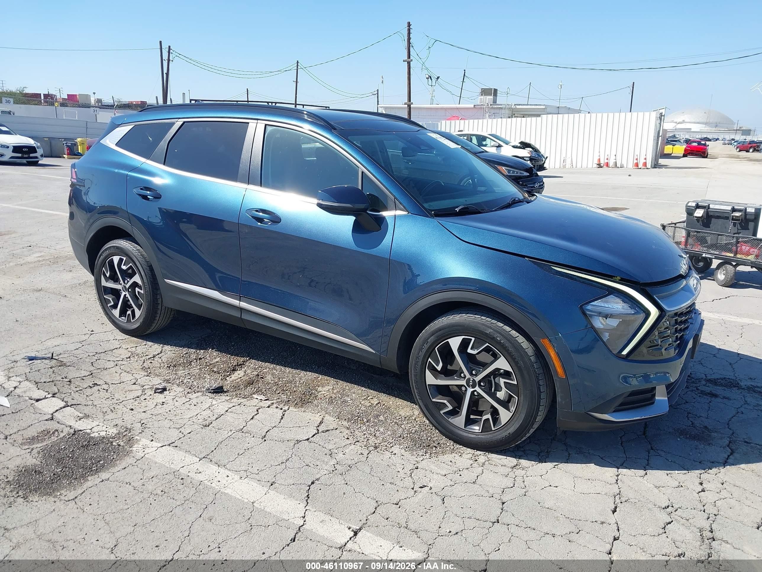 2023 Kia Sportage Hybrid VIN KNDPVCAG9P7015336 — IAAI salvage auction photo