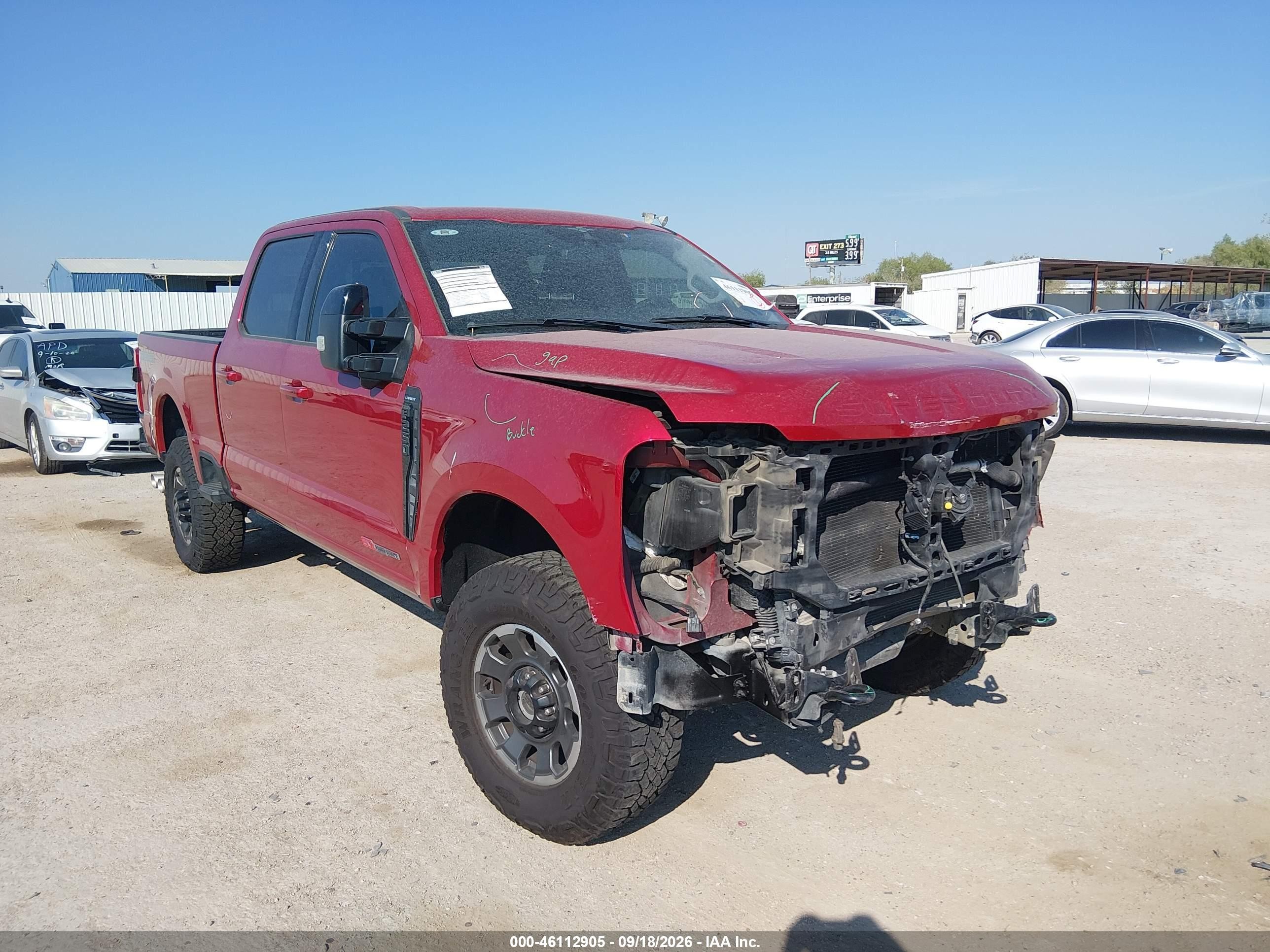 2023 Ford F-250 VIN 1FT8W2BM0PEE05981 — IAAI salvage auction photo