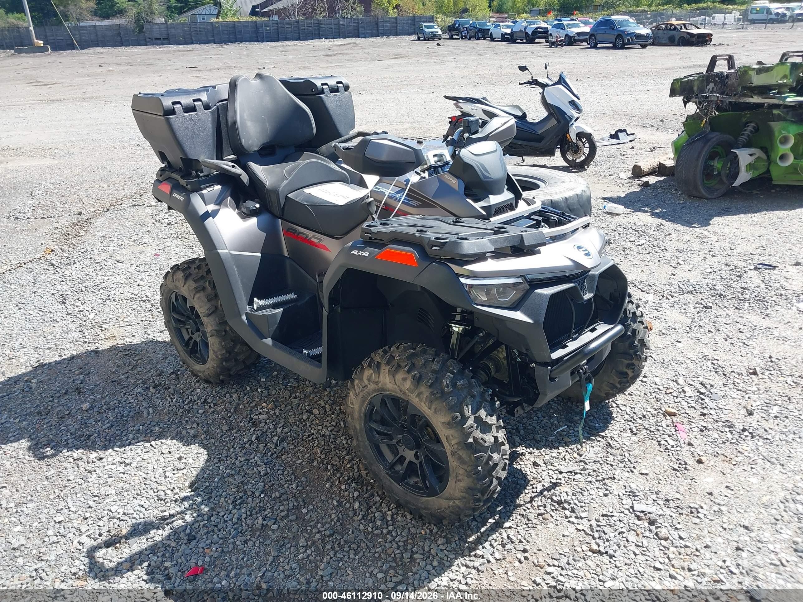 2026 Cf Moto Cforce VIN LCELVYZS4T6002272 IAAI salvage auction — Unknown, Bill Of Sale (New Hampshire), sold $5,000 on 2026-09-30 (photo 1)