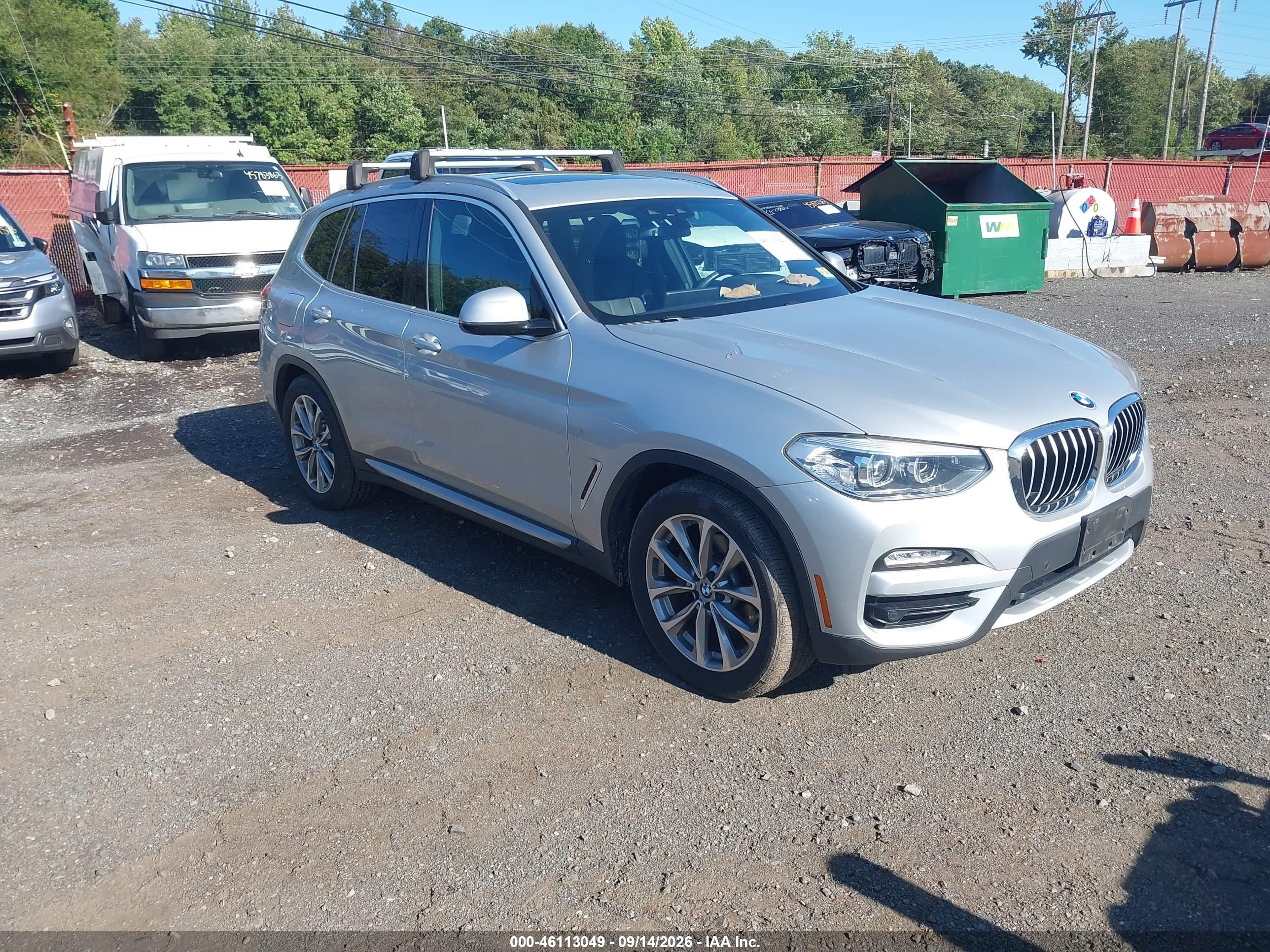 2019 BMW X3 VIN 5UXTR9C56KLP88698 — IAAI salvage auction photo