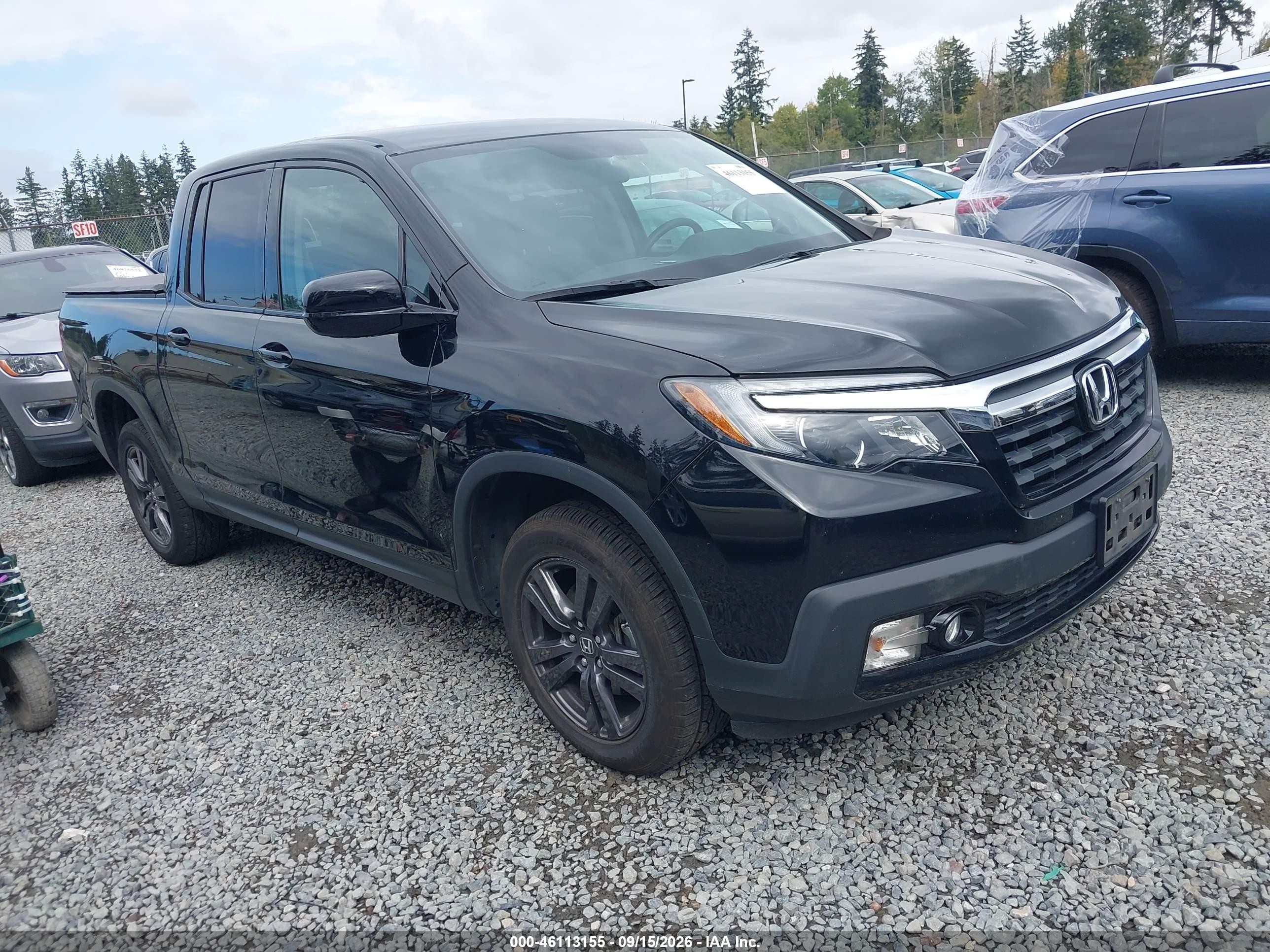 2019 Honda Ridgeline VIN 5FPYK3F12KB048917 — IAAI salvage auction photo