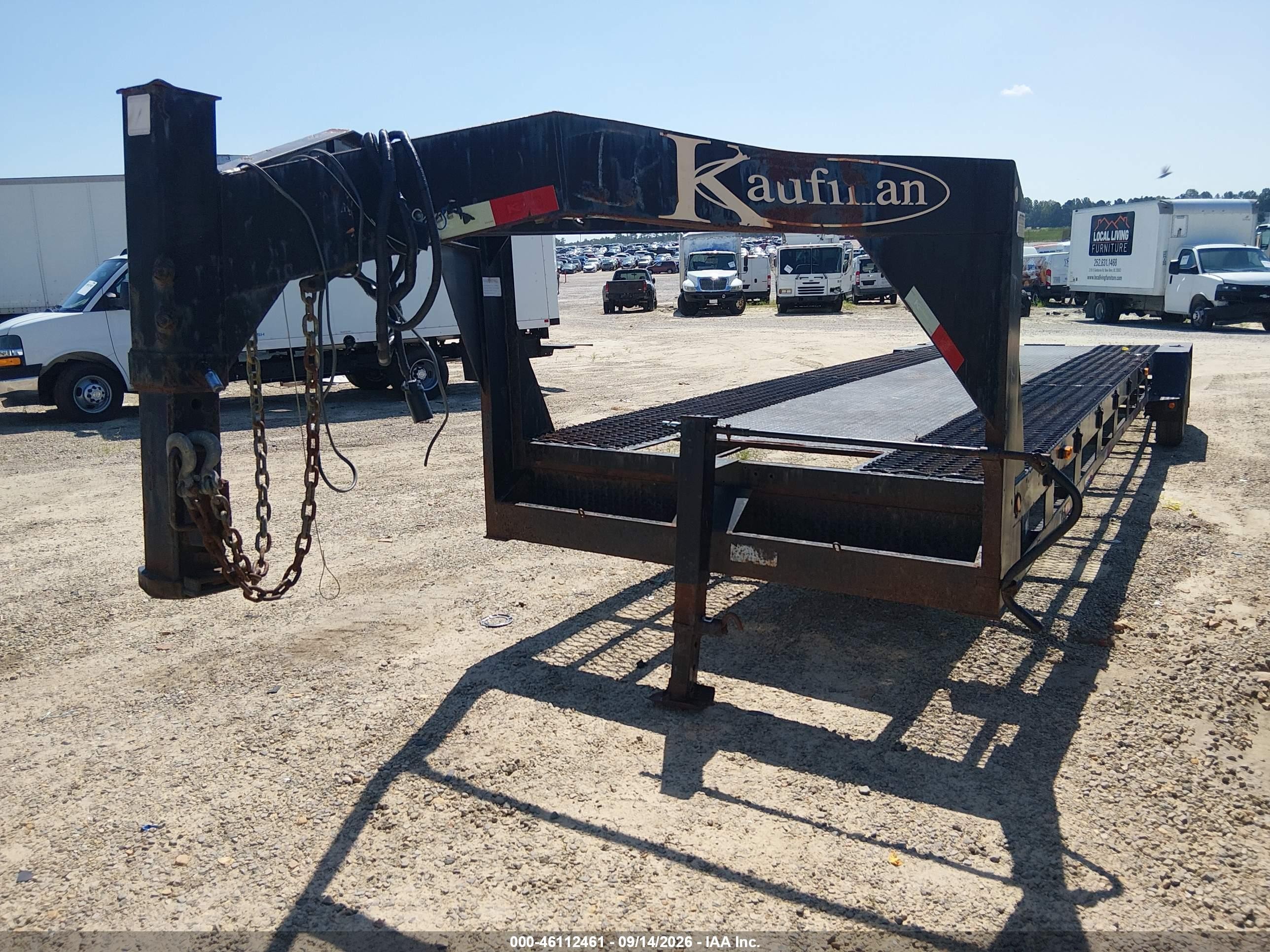2019 Kaufman Trailers Unknown VIN 5VGFL3524KL004620 IAAI salvage auction — Unknown, Salvage (North Carolina), sold $3,350 on 2026-09-23 (photo 2)