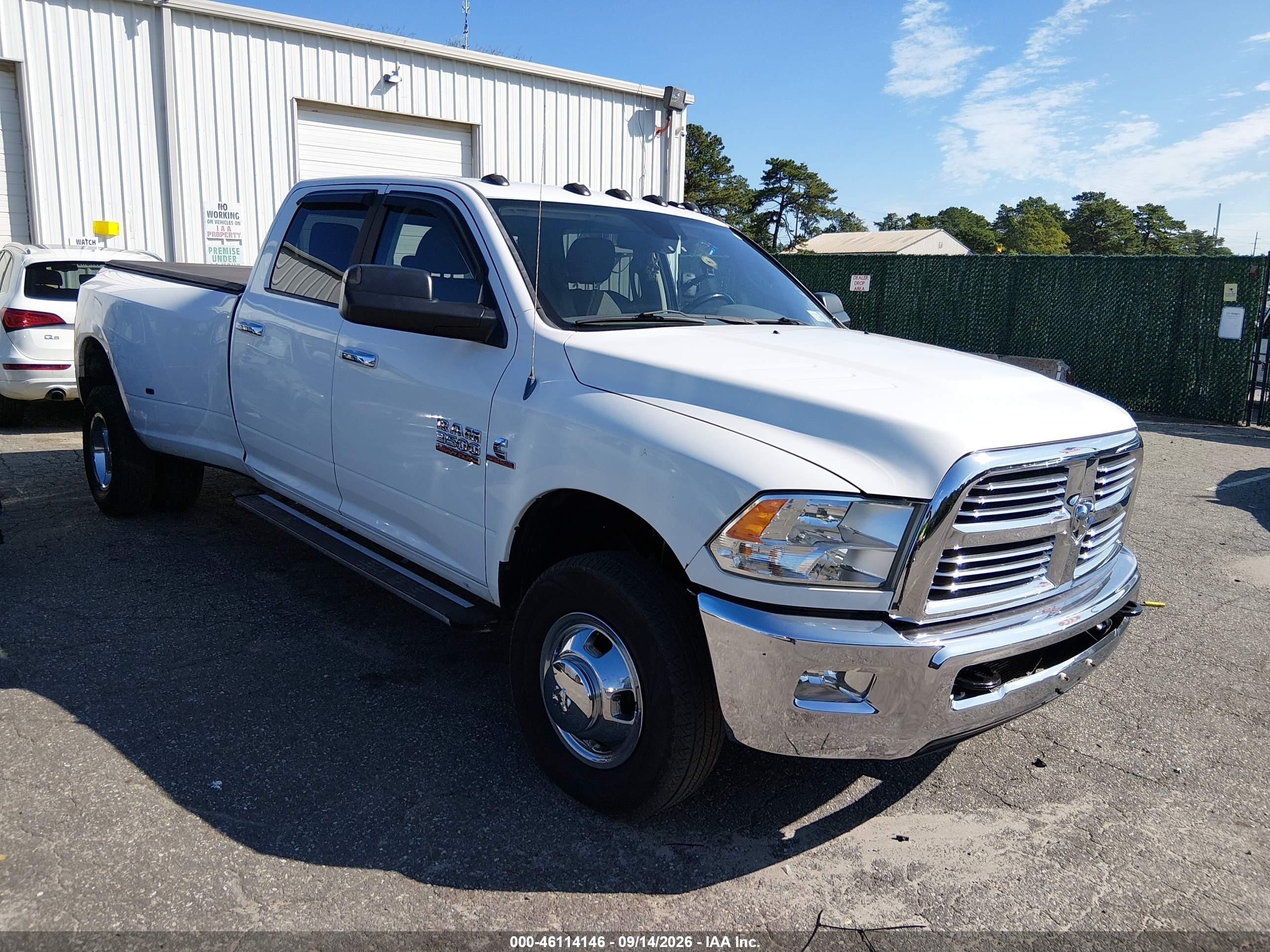 2013 Ram 3500 VIN 3C63RRHL7DG597260 — IAAI salvage auction photo