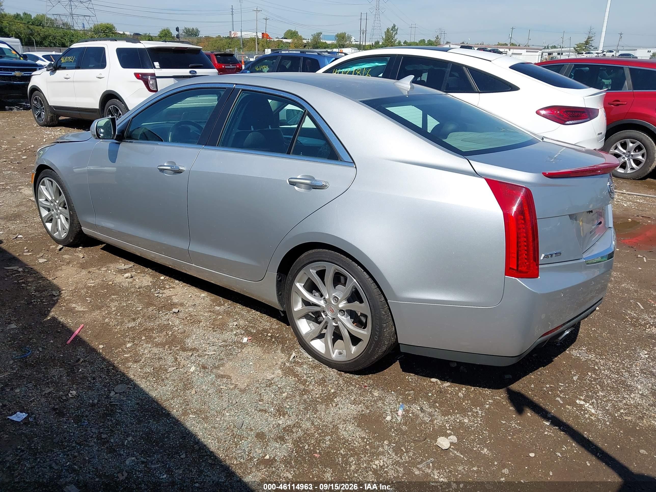 2013 Cadillac Ats VIN 1G6AE5S36D0100302 IAAI salvage auction — Front End, Salvage (Ohio), sold $2,950 on 2026-09-26 (photo 3)
