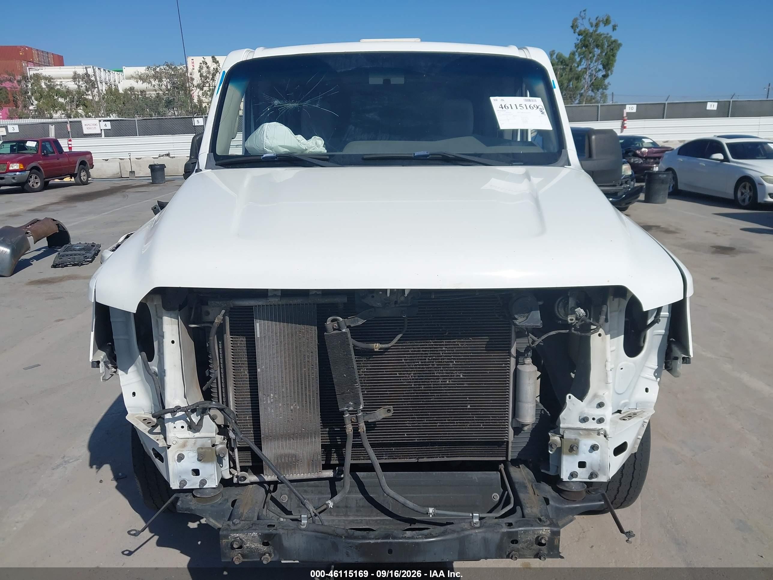2015 Nissan VIN 1N6BF0KX3FN801306 IAAI salvage auction — Front End, Salvage (California), sold $2,200 on 2026-10-02 (photo 6)